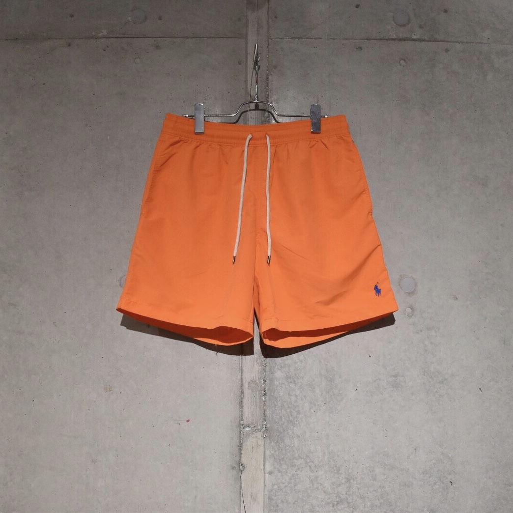 orange ralph lauren shorts