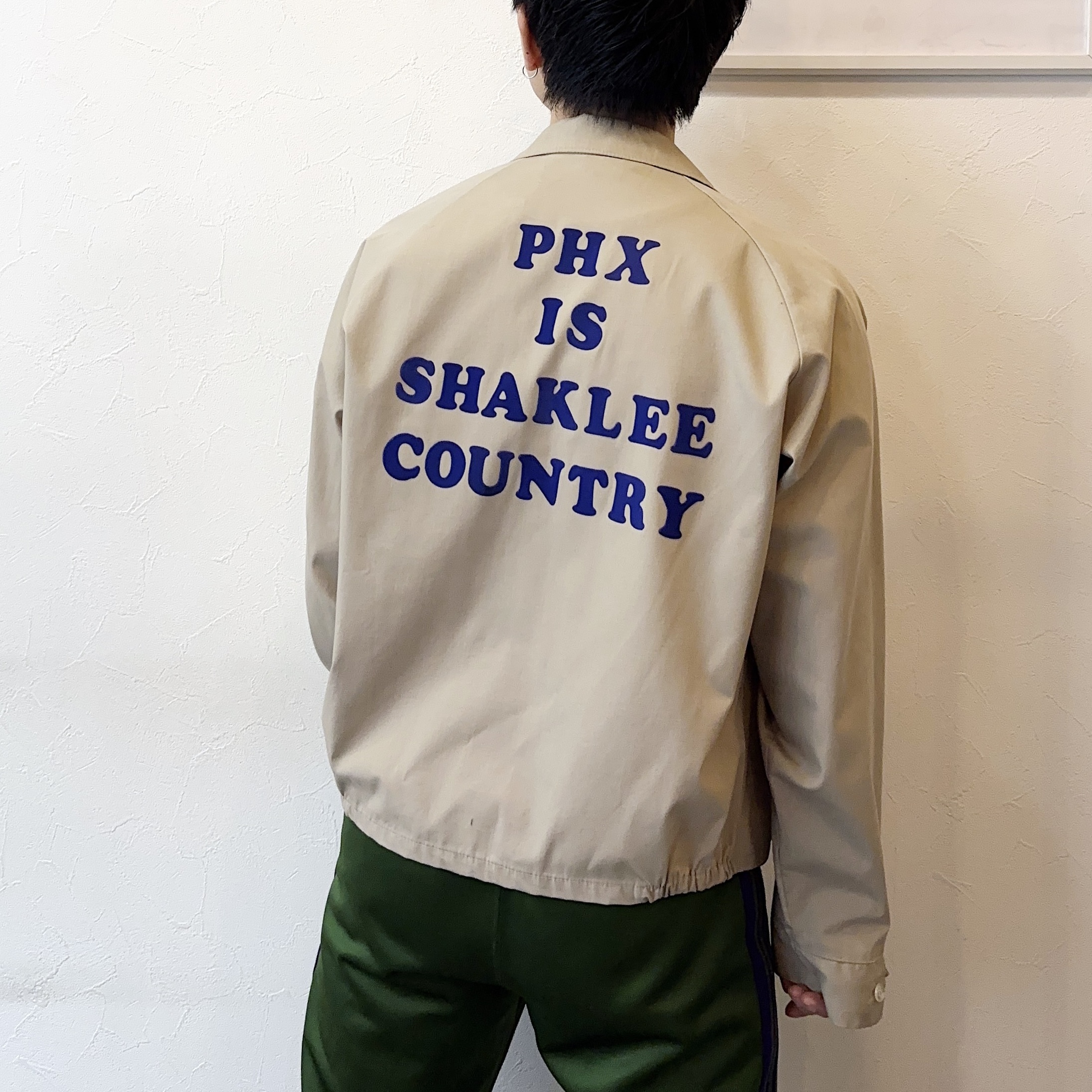 Vintage 60～70's【master jac】"PHX IS SHAKLEE COUNTRY" Drizzler Jacket の画像 4