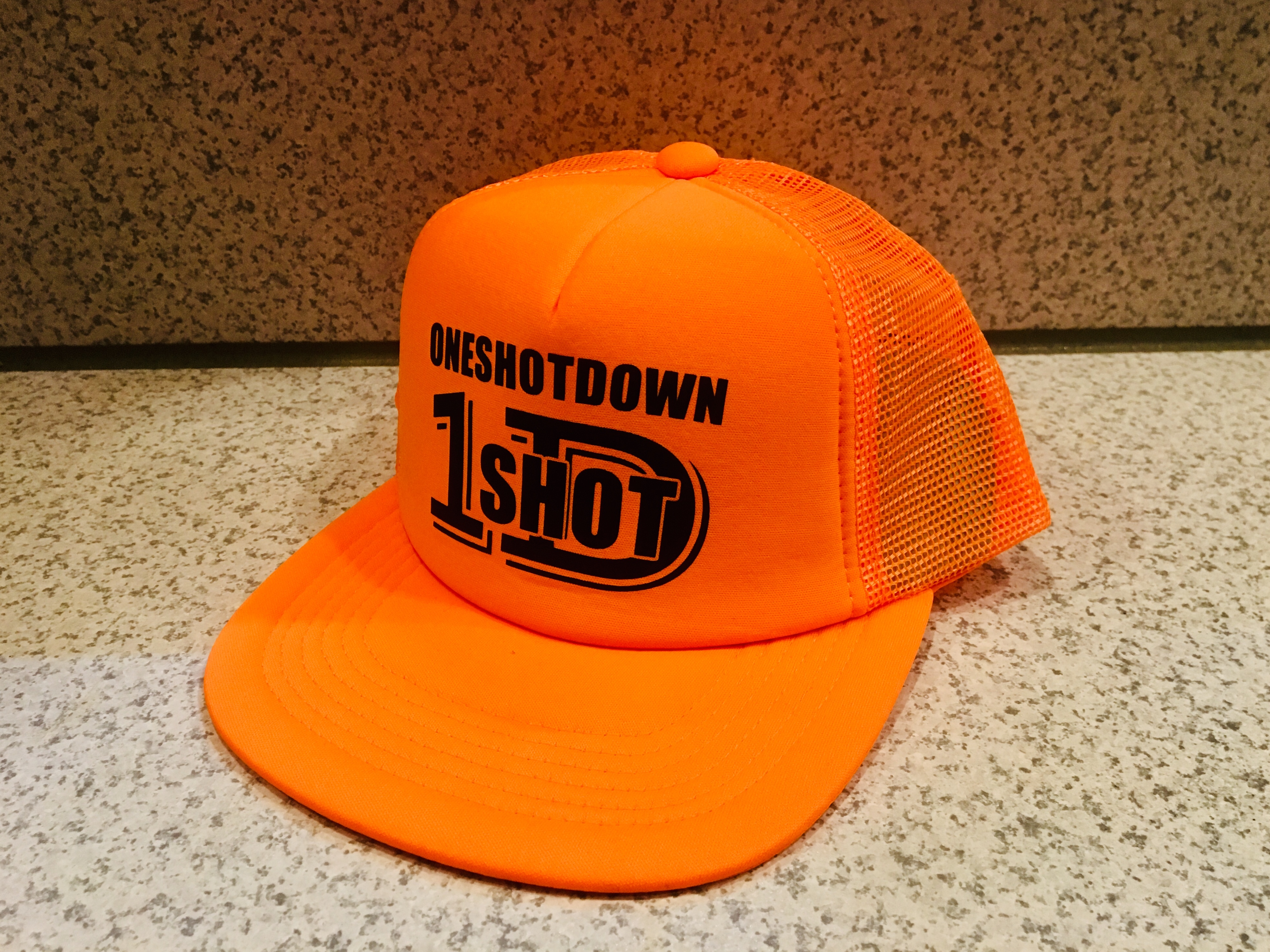 ONESHOTDOWN ネオンカラーロゴメッシュCAP - 画像3