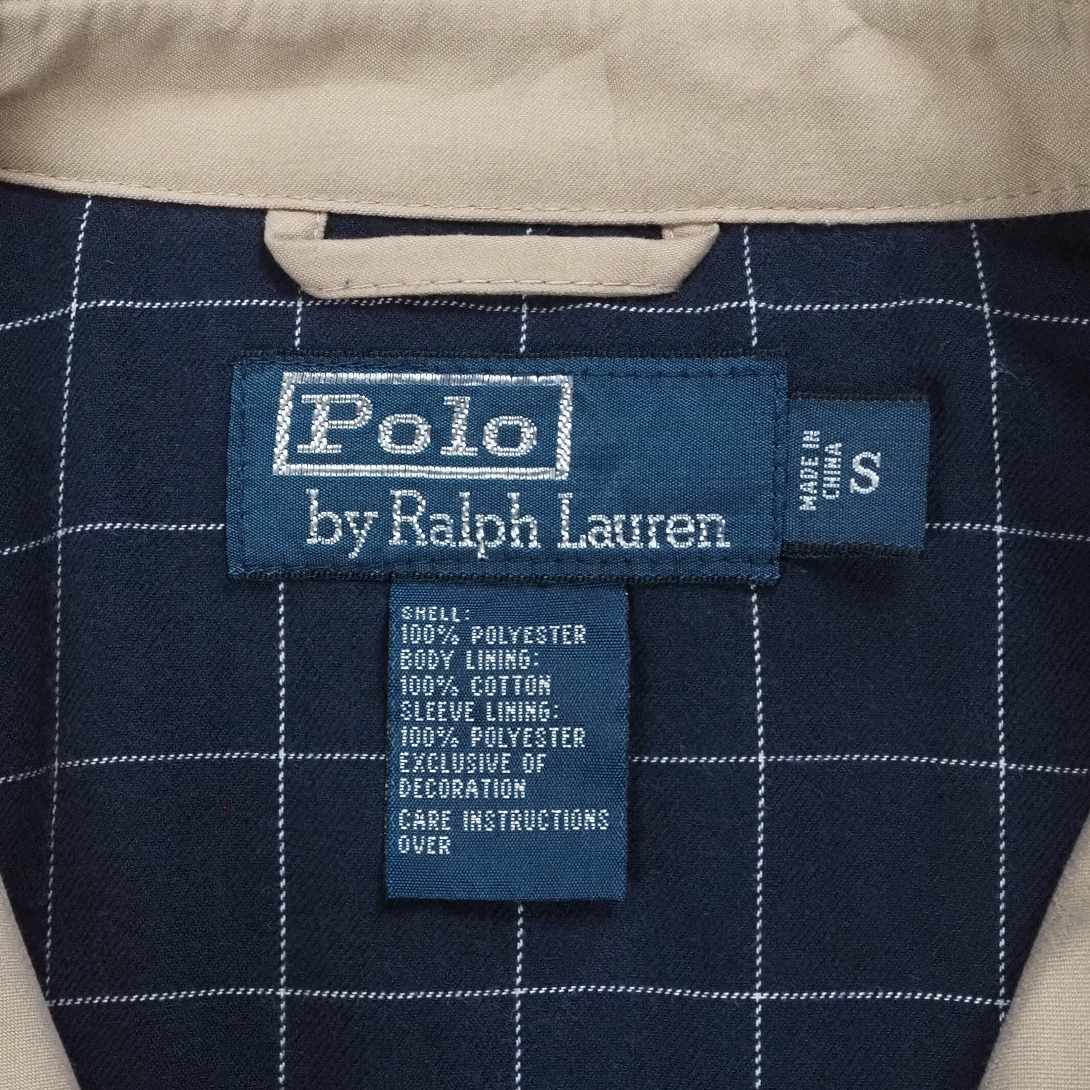 90's Ralph Lauren スイングトップ ベージュ Sサイズ の画像 8