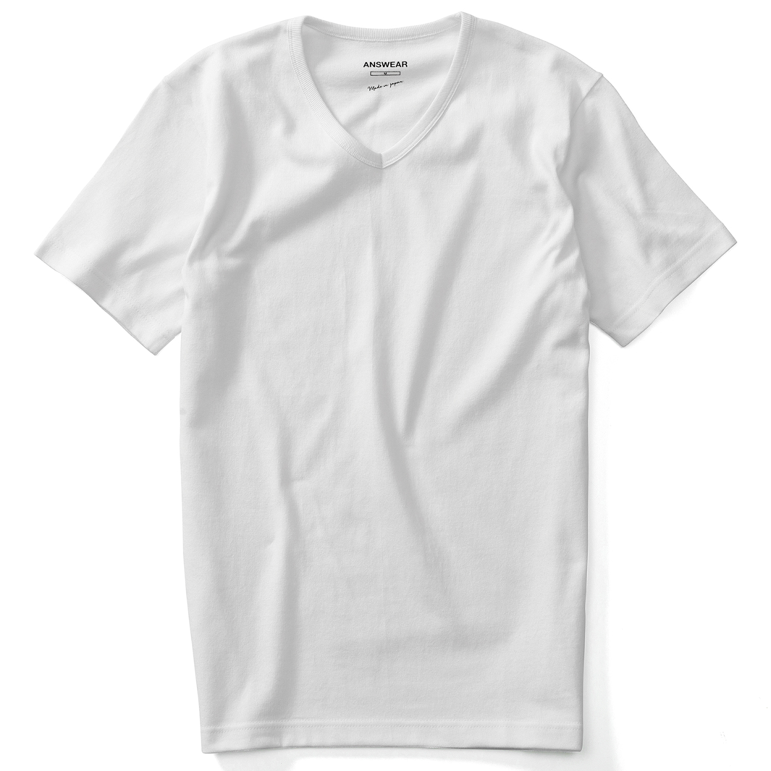 Vneck Premium Tee Answear公式オンラインストア 透けにくい白無地tシャツブランド Vneck Premium Tee Answear公式オンラインストア 透けにくい白無地tシャツブランド