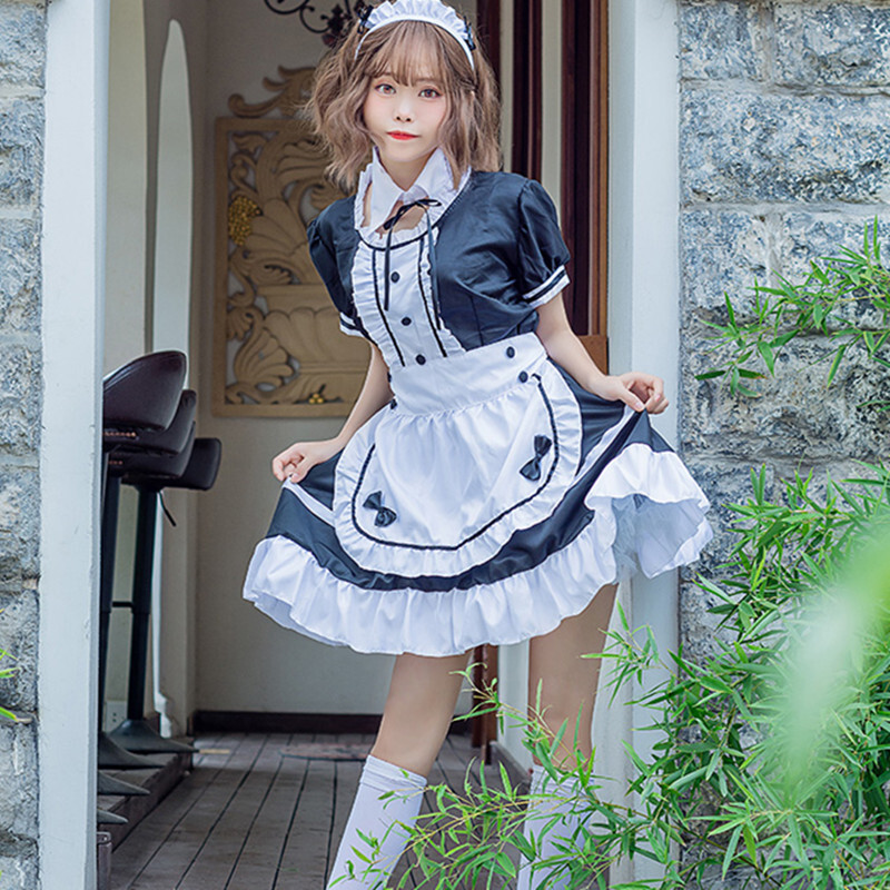 メイド服 コスプレ フルセット おすすめ 可愛い ハロウィン 仮装 おすすめ セクシー レディース S M L Xl Dresszone