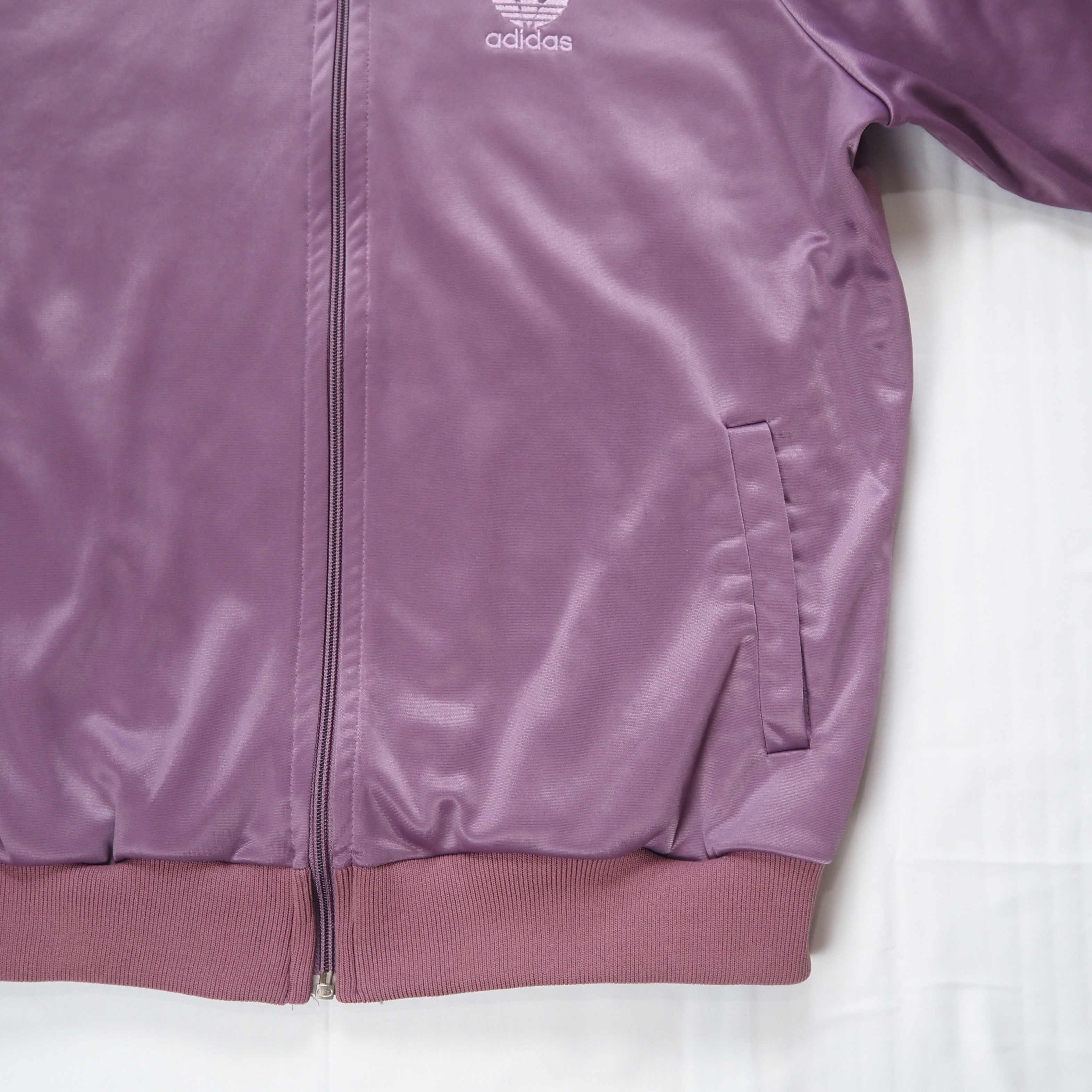 80’s Adidas トラックジャケット ピンク の画像 11