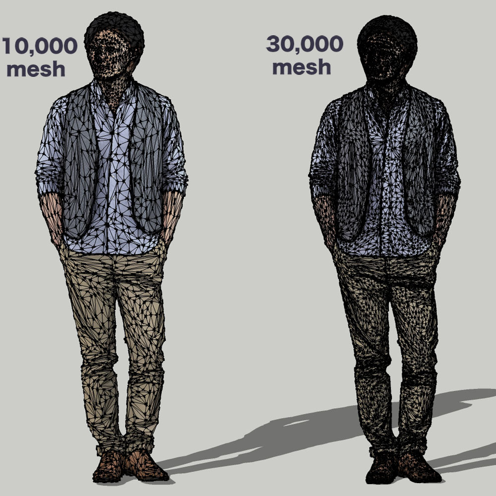 SketchUp素材 3D人物モデル ( Posed ) 069_Syun - 画像3