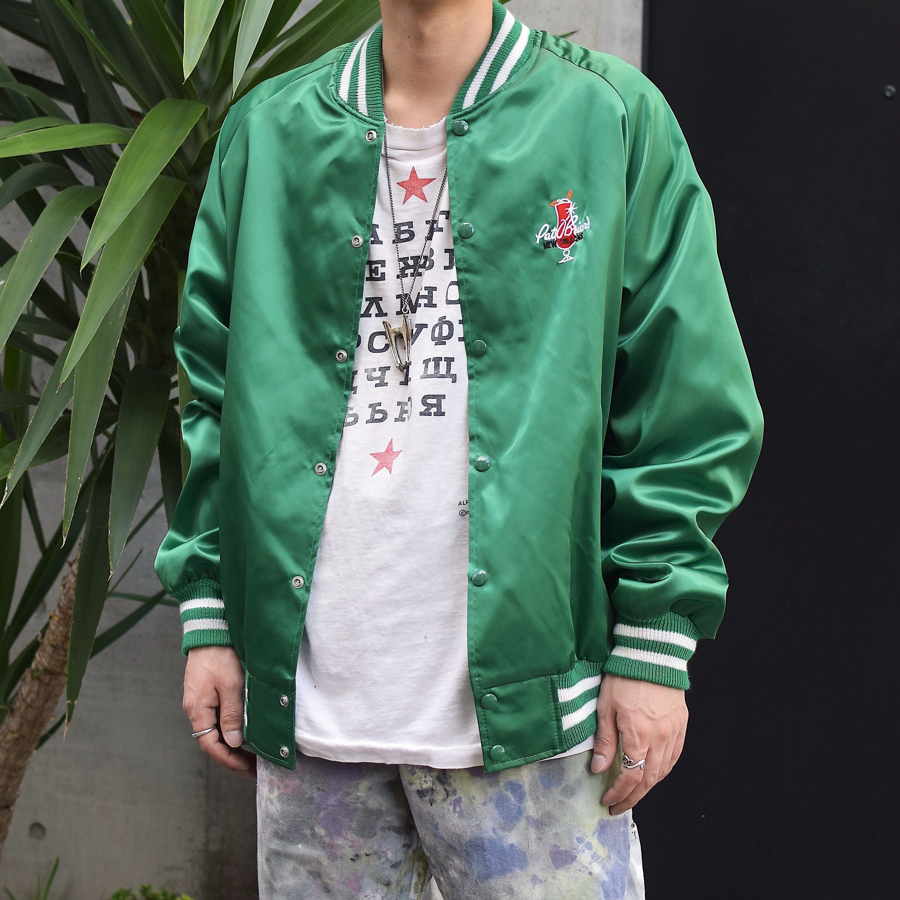 Vintage 80's【Active Generation】"NEW ORLEANS" Satin Jacket の画像 3