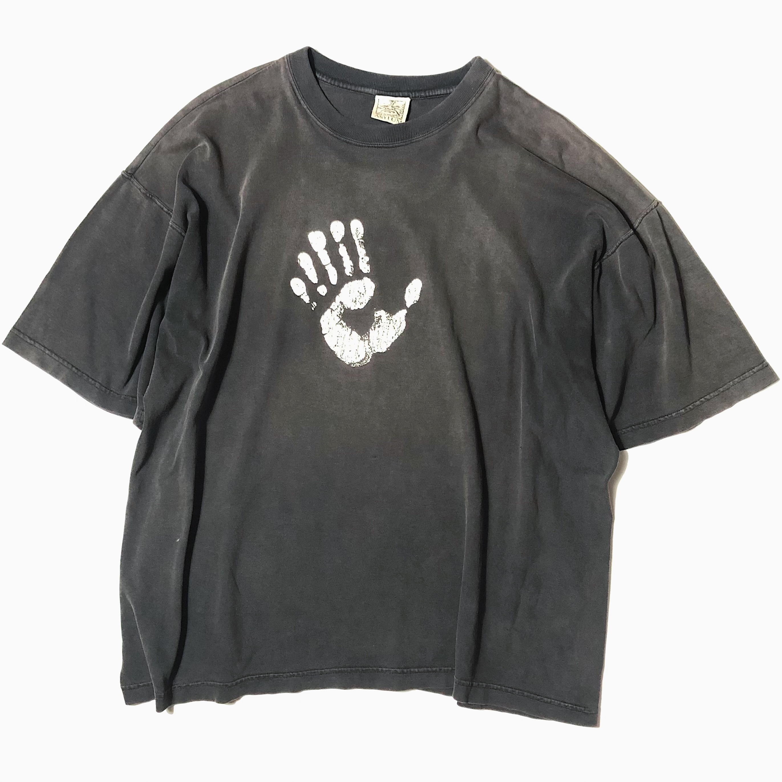 Vintage 90's【ASYLUM】"Hand" T-shirt の画像 2