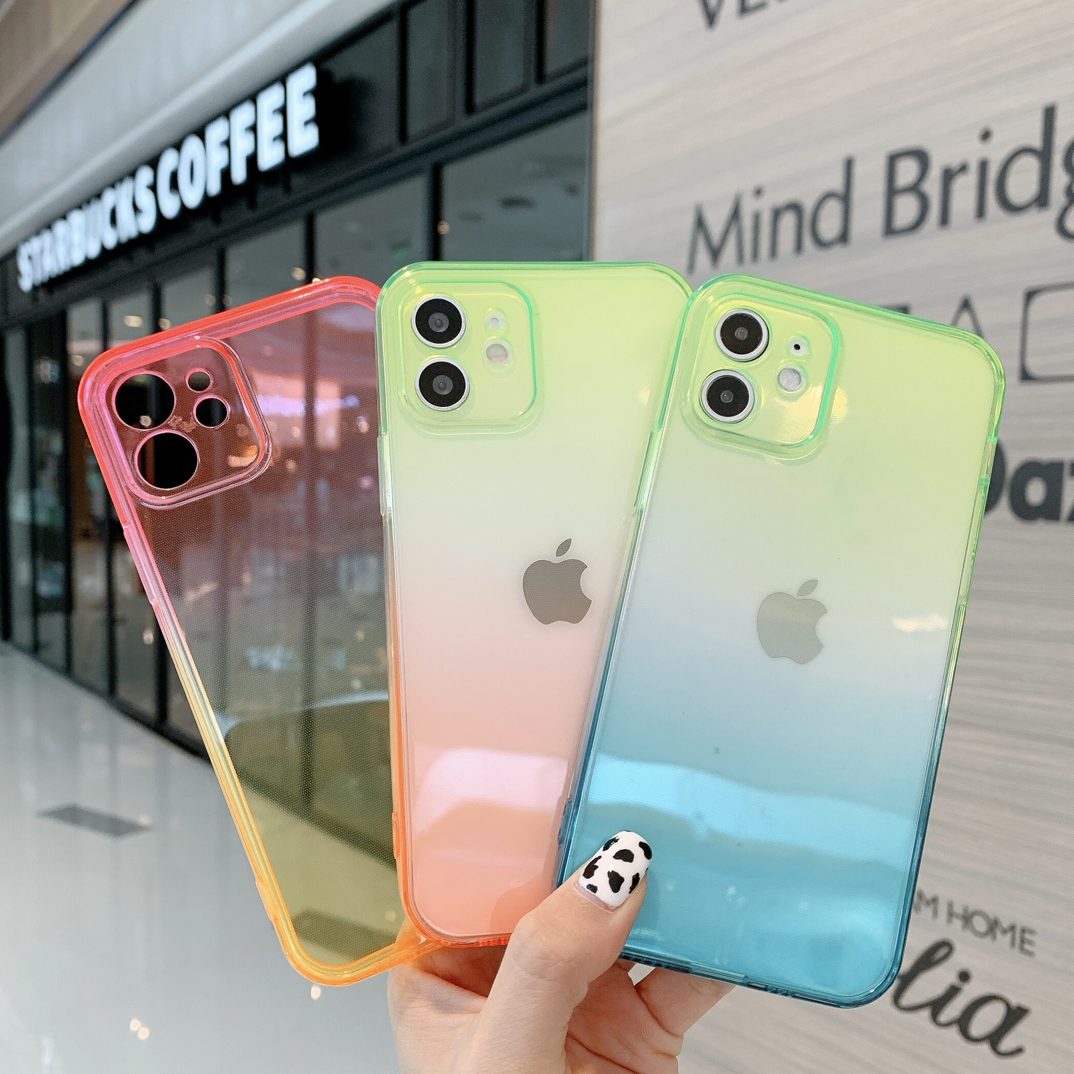 パステル グラデーションカラー クリア Iphoneケース A B C Coco Rose Beauty ココ ローズ ビューティー