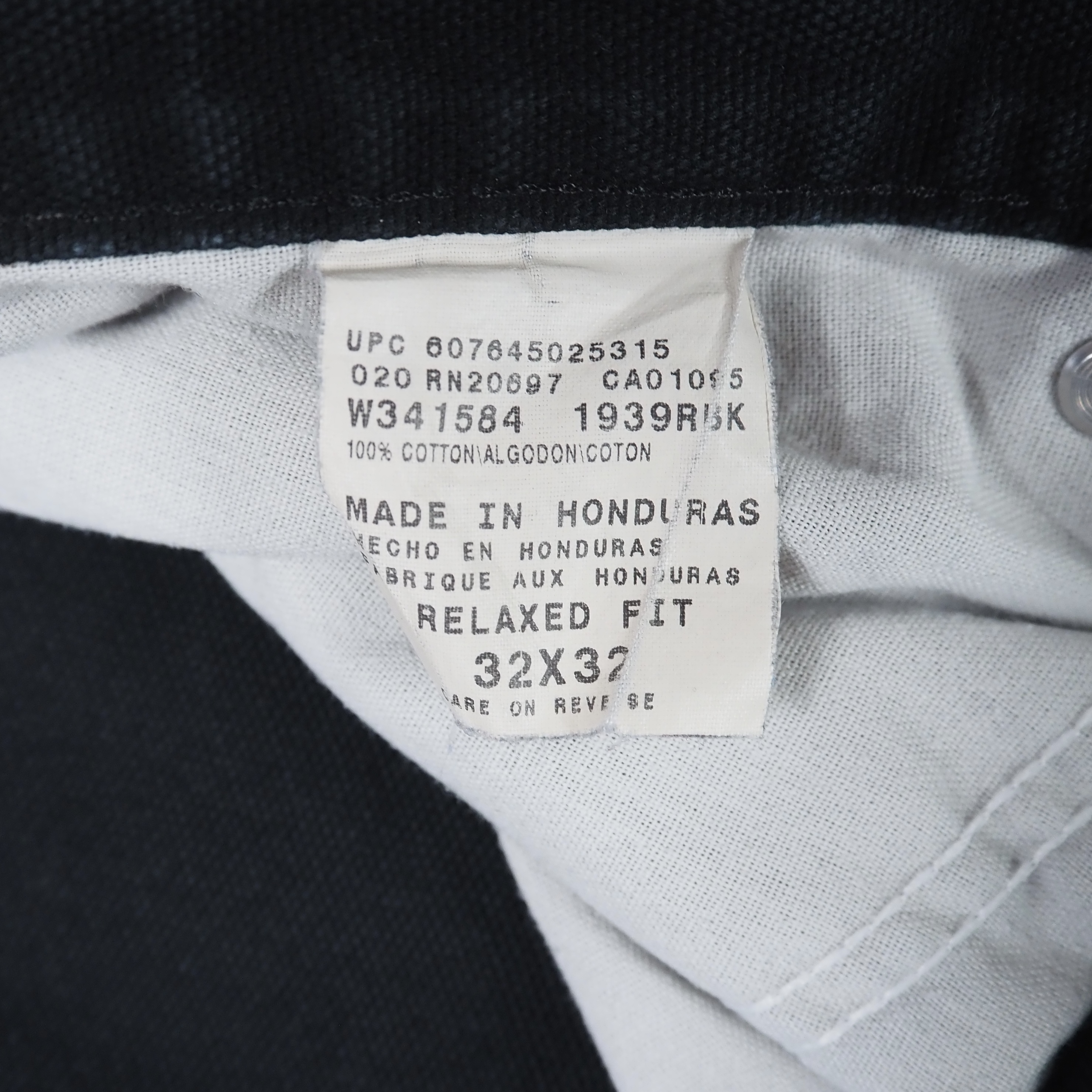 00’s Dickies ダックワークパンツ ブラック 実寸約32×31 の画像 9