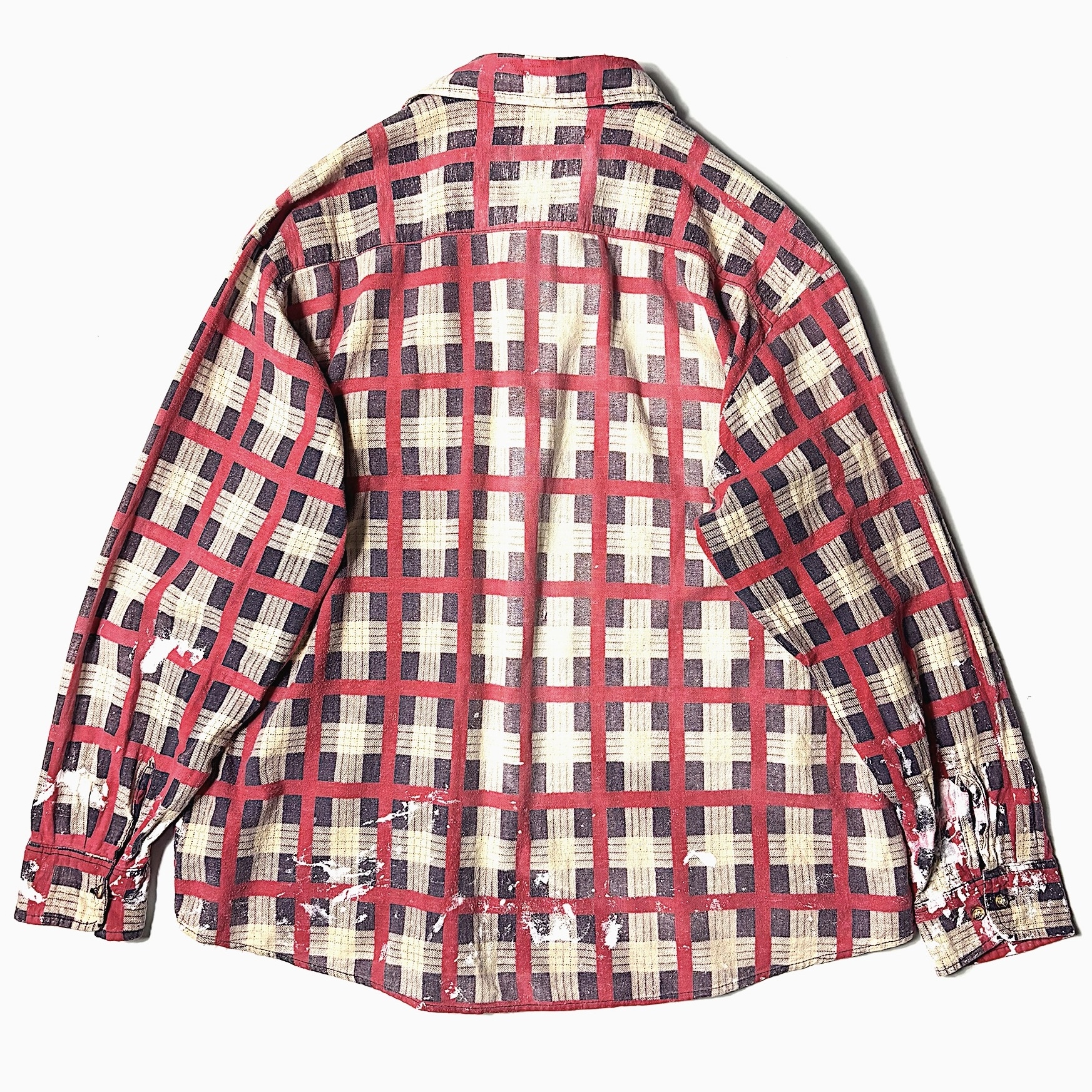 Vintage 90's【MIDWEST TRADERS】Grunge Print Flannel Shirt の画像 2