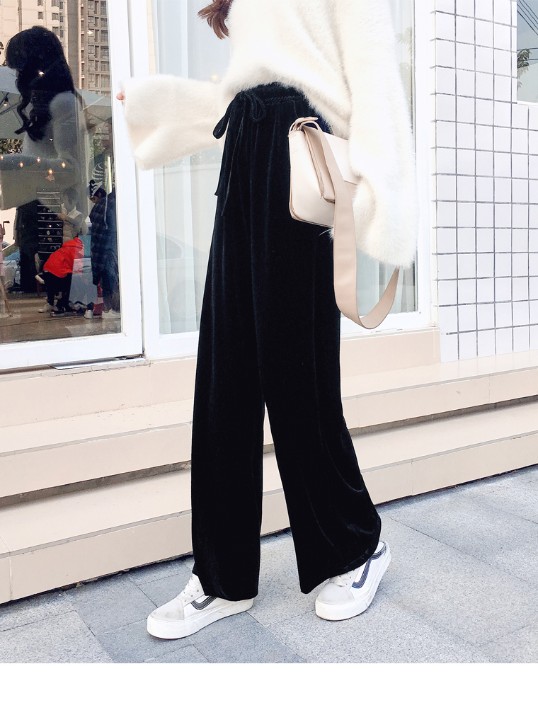 ワイドパンツ スポーツパンツ ルームウェア ベロアパンツ レディース パンツ ジャージ レディースの海外トレンドファッション通販サイト Kahana