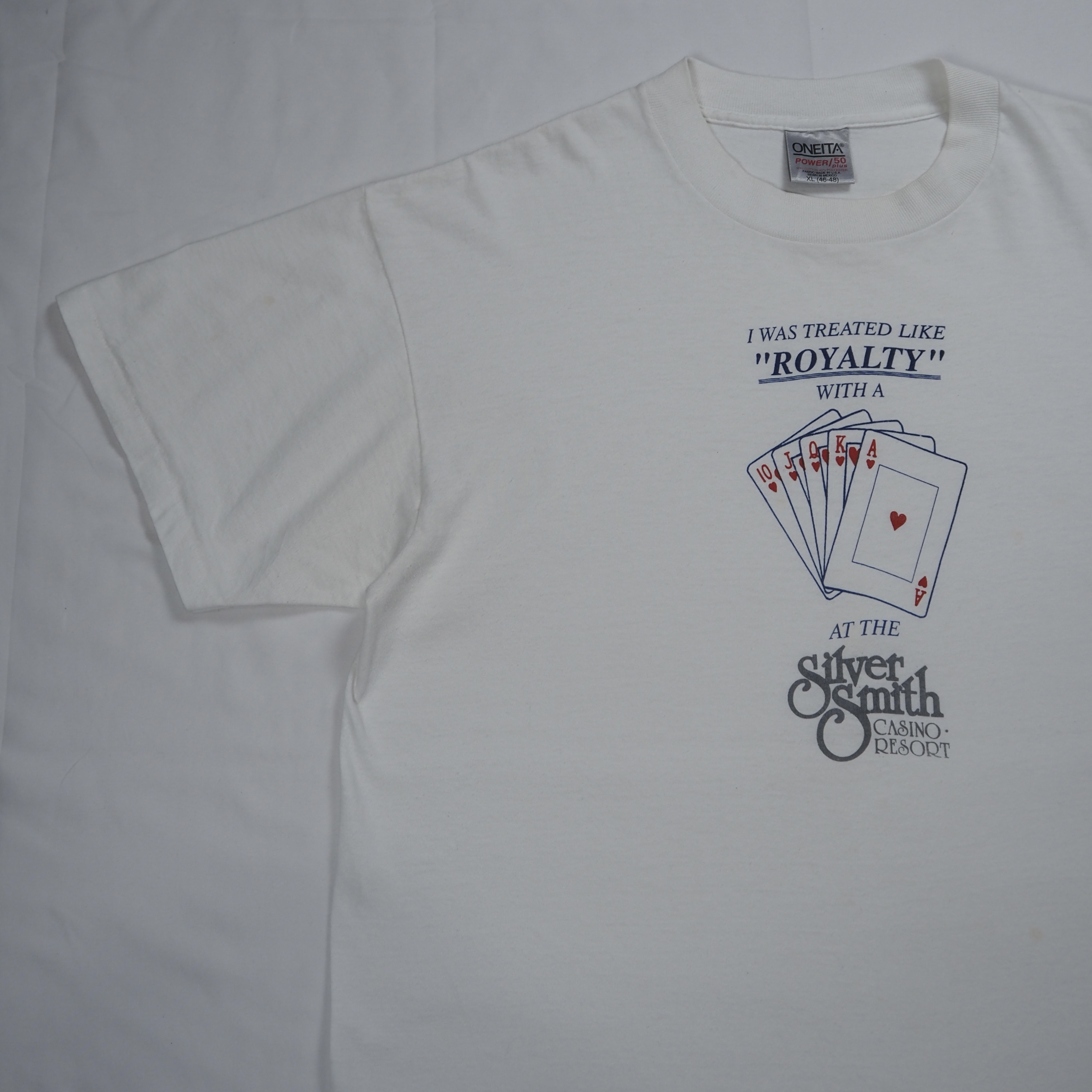 90’s ONEITA カジノTシャツ トランプ柄 XL の画像 4