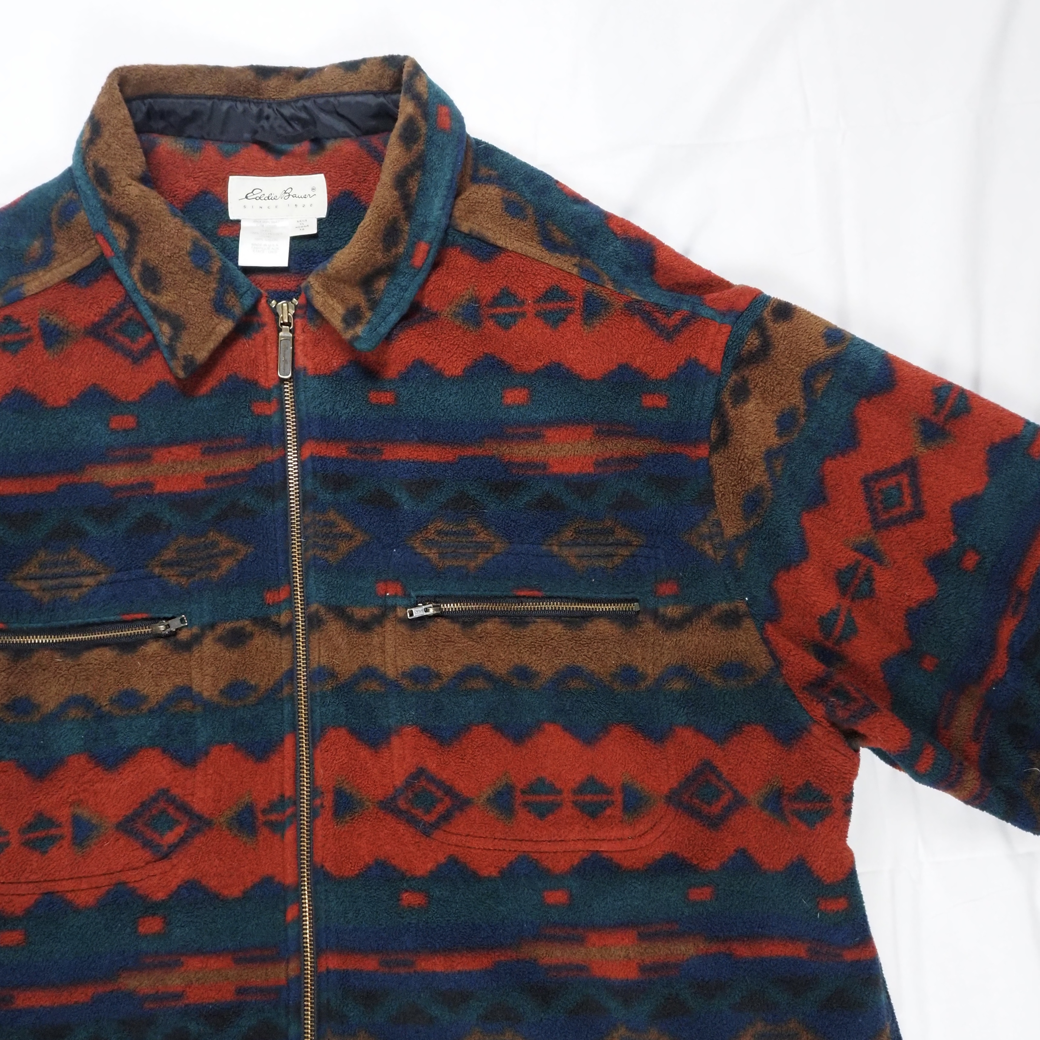 90’s Eddie Bauer ネイティブ柄ジャケット XL オンライン限定商品 の画像 4