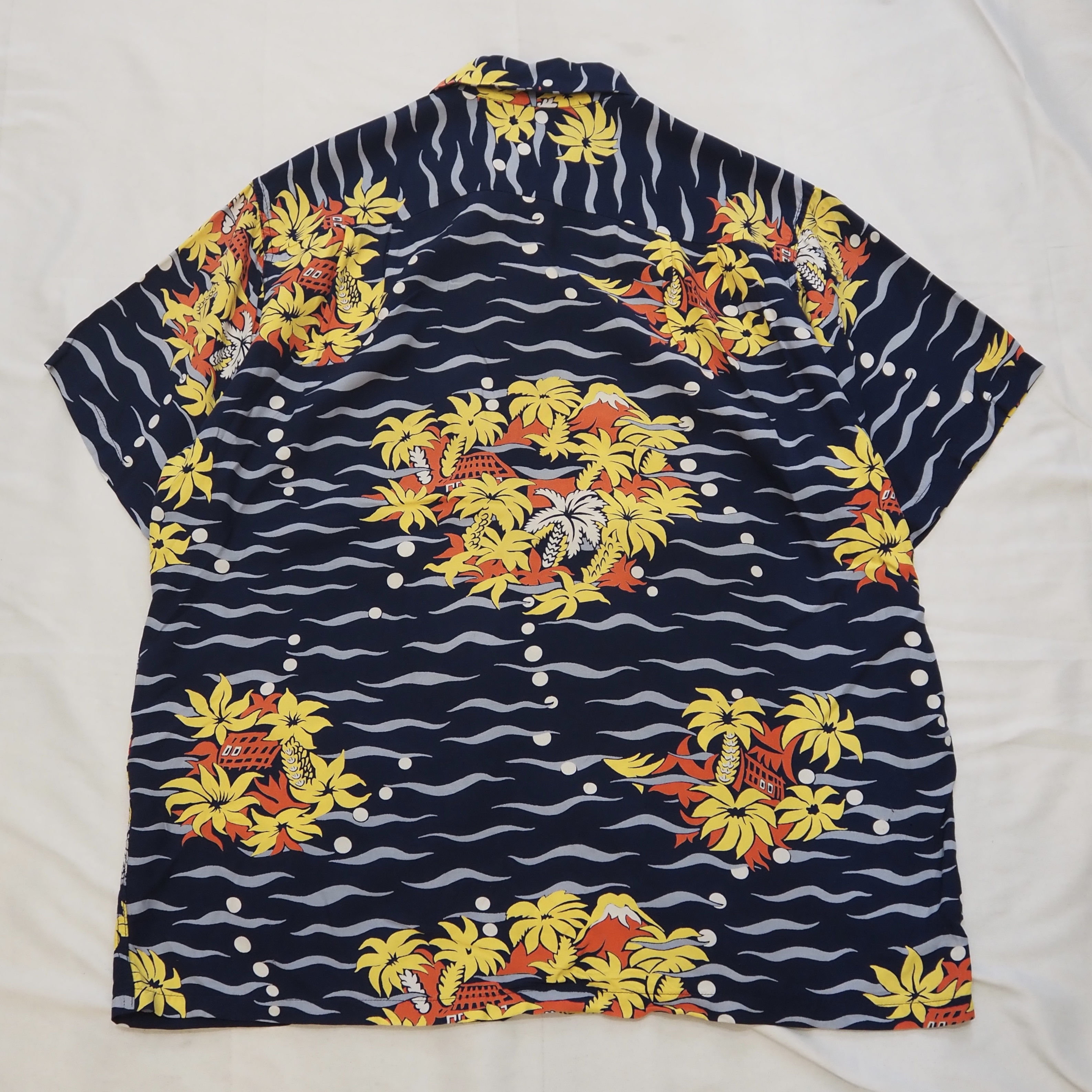 50’s Duke Kahanamoku Rayon Hawaiian Shirt の画像 10