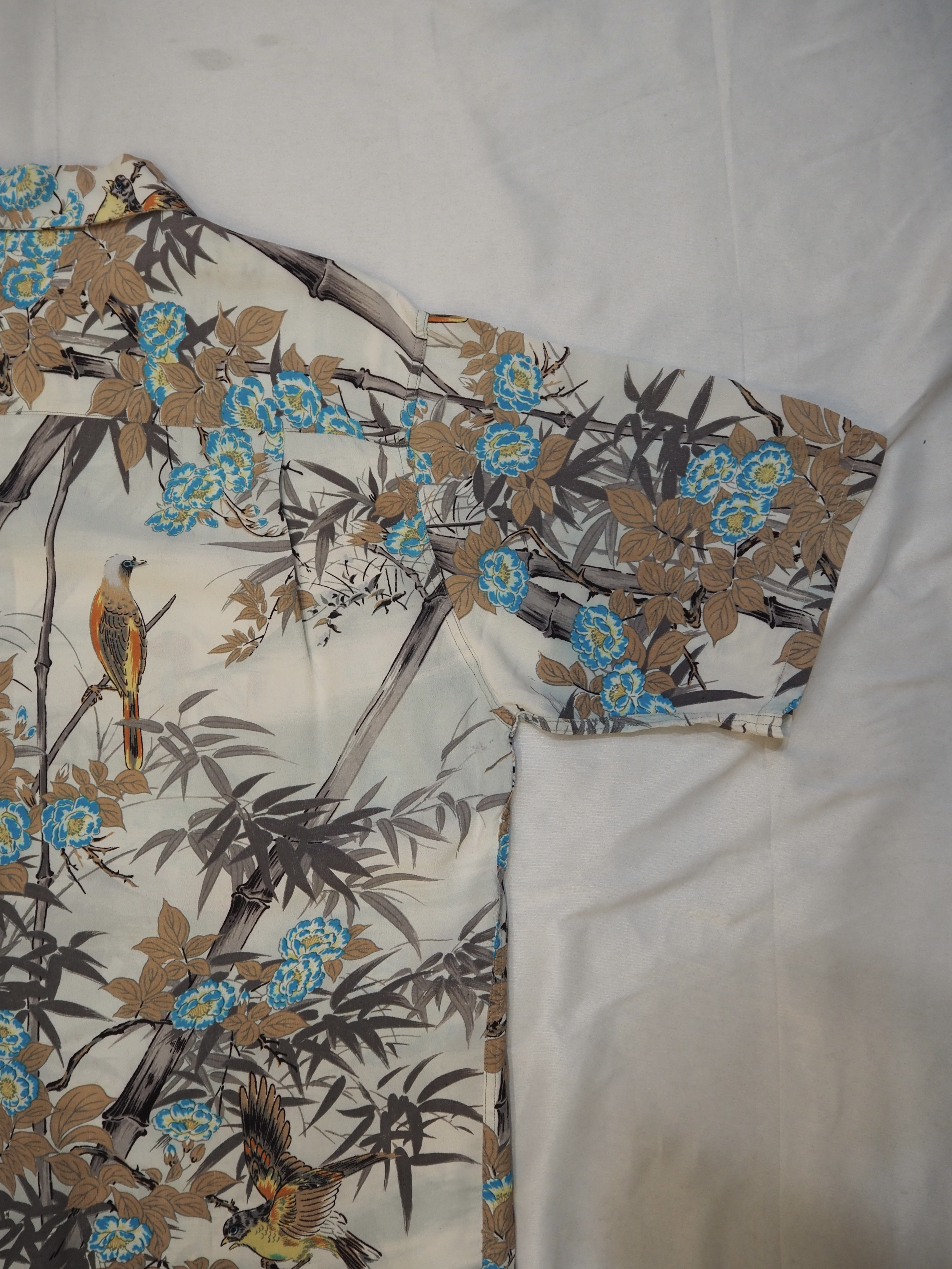 50’s Rayon Hawaiian Shirt 和柄 の画像 11