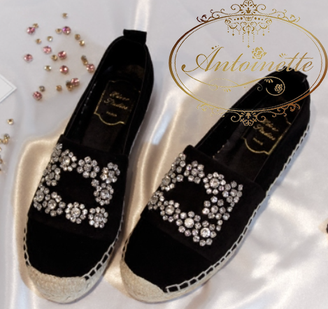 ブラック シューズ 靴 ローファー 履き心地 黒 レディース Woman Shoes Black Loafer Antoinette