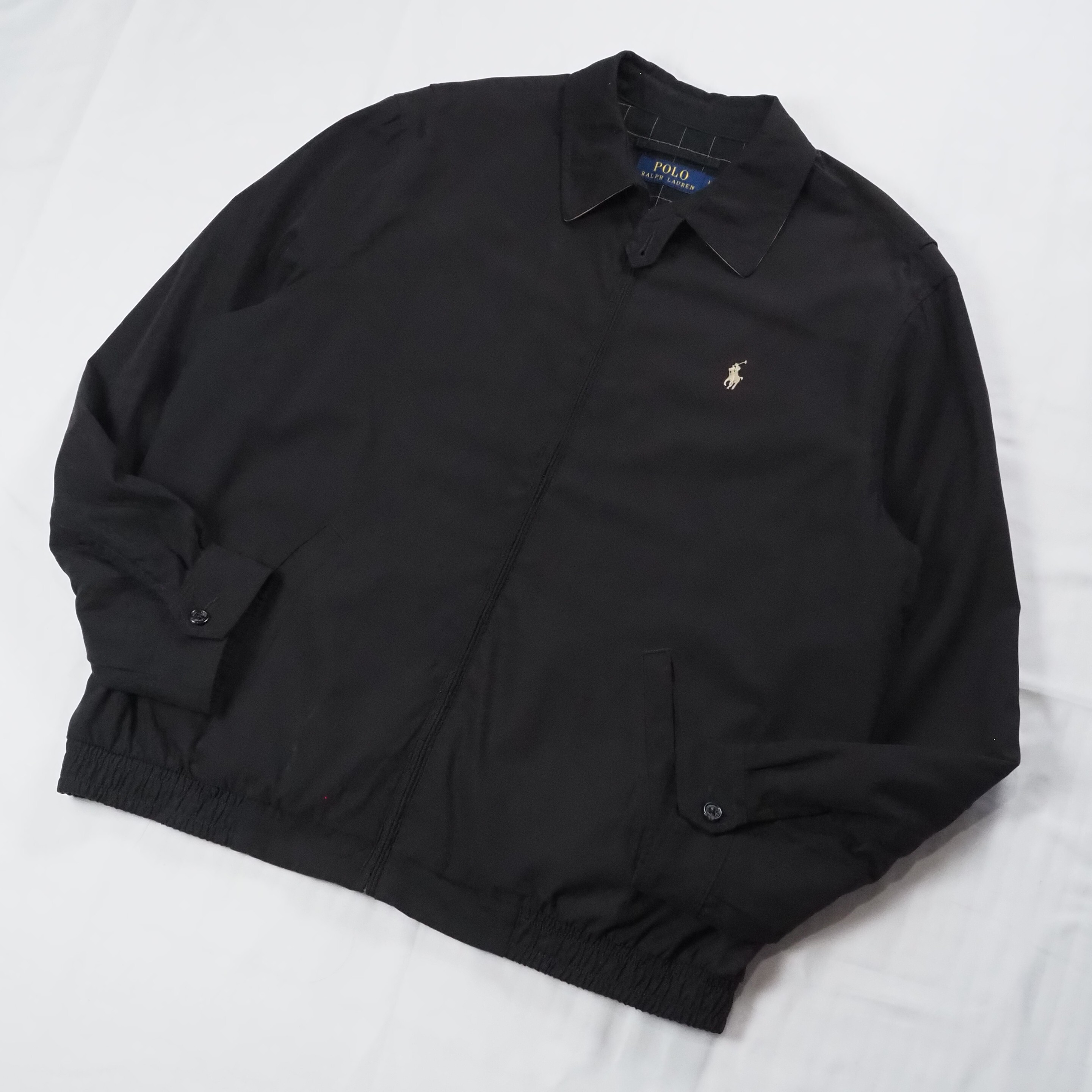 00's Ralph Lauren スイングトップ ブラック Lサイズ の画像 3