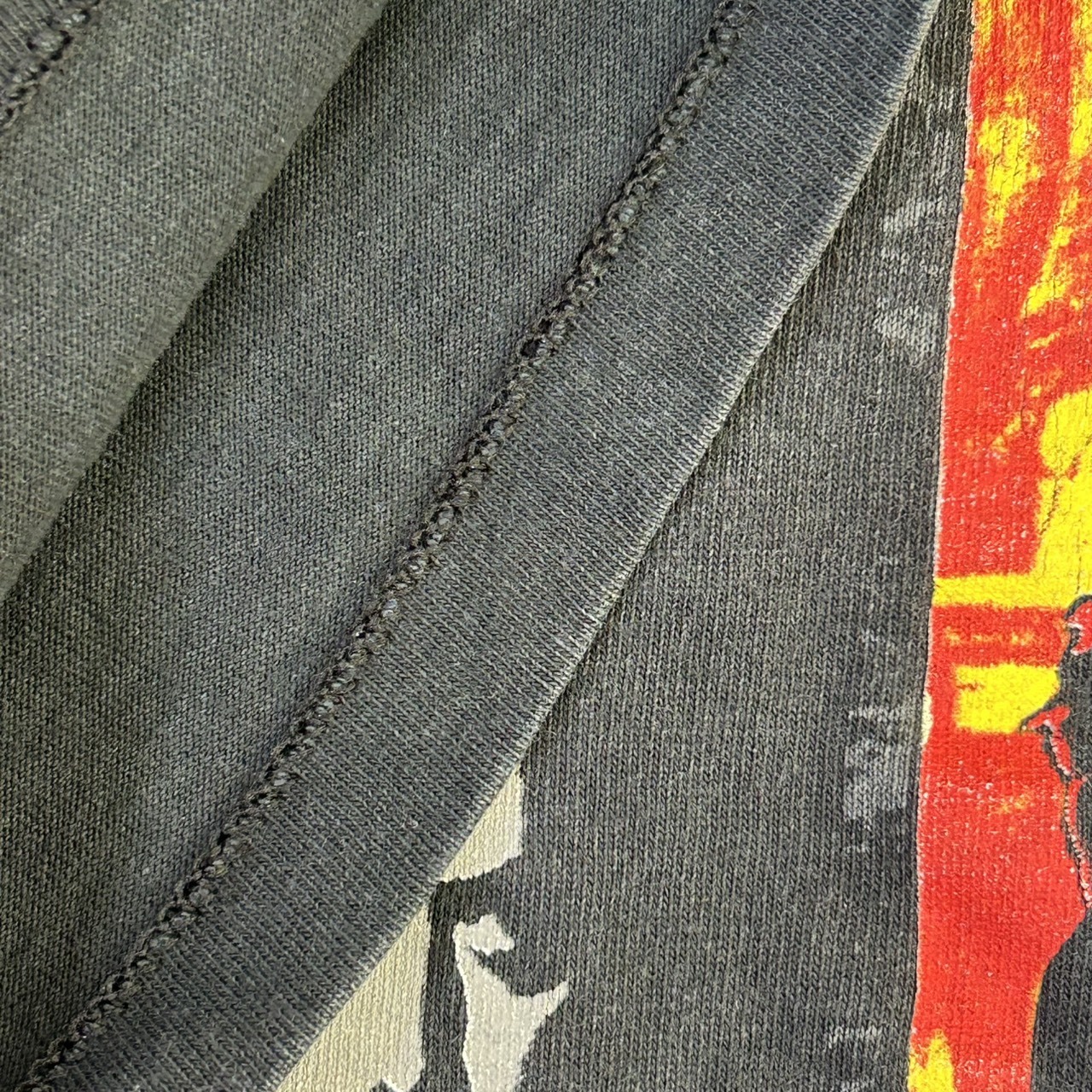 Metallica × Guns N' Roses パロディグラフィック バンドTシャツ L の画像 8