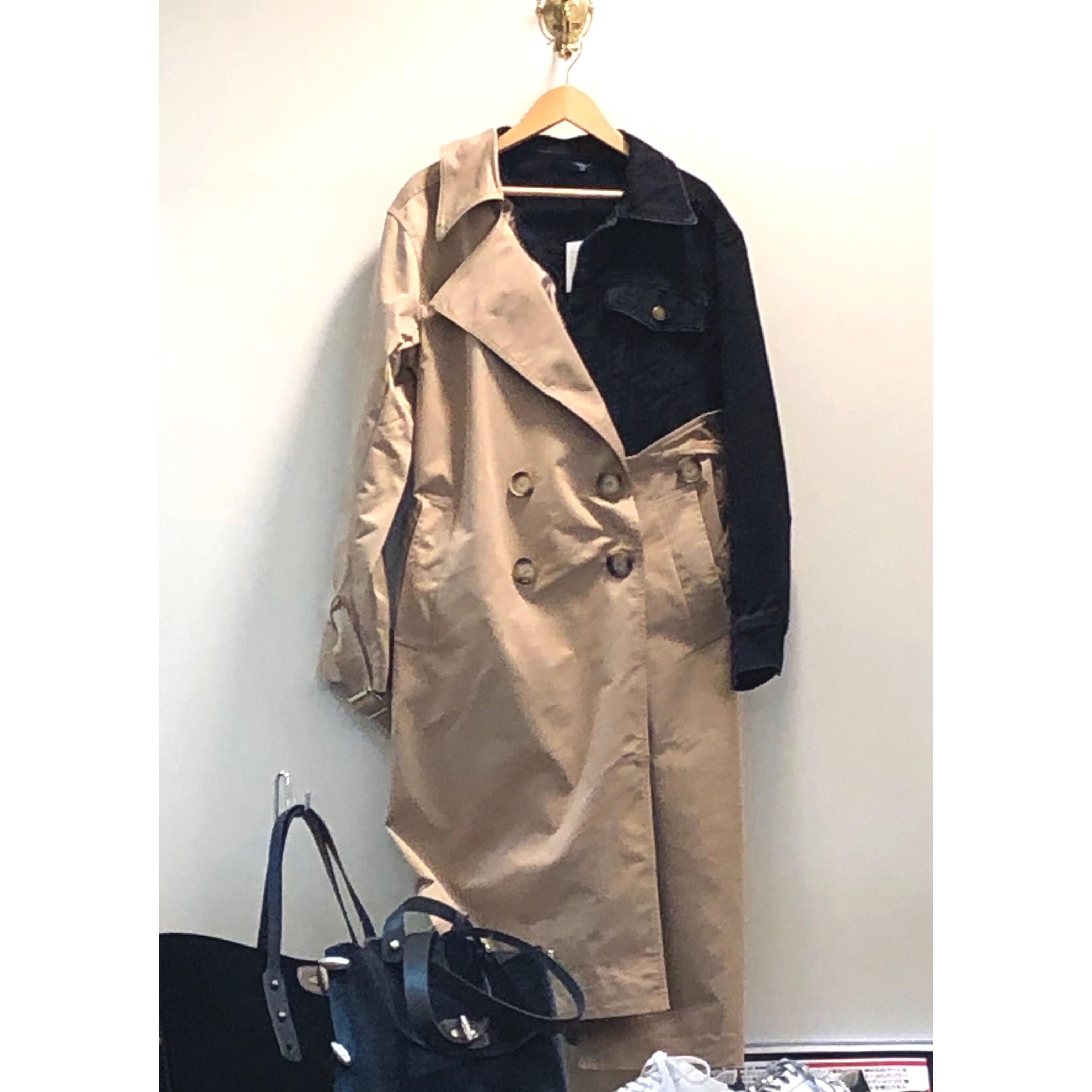 デニム 切り替え トレンチコート Slovnenya スロヴネンヤ