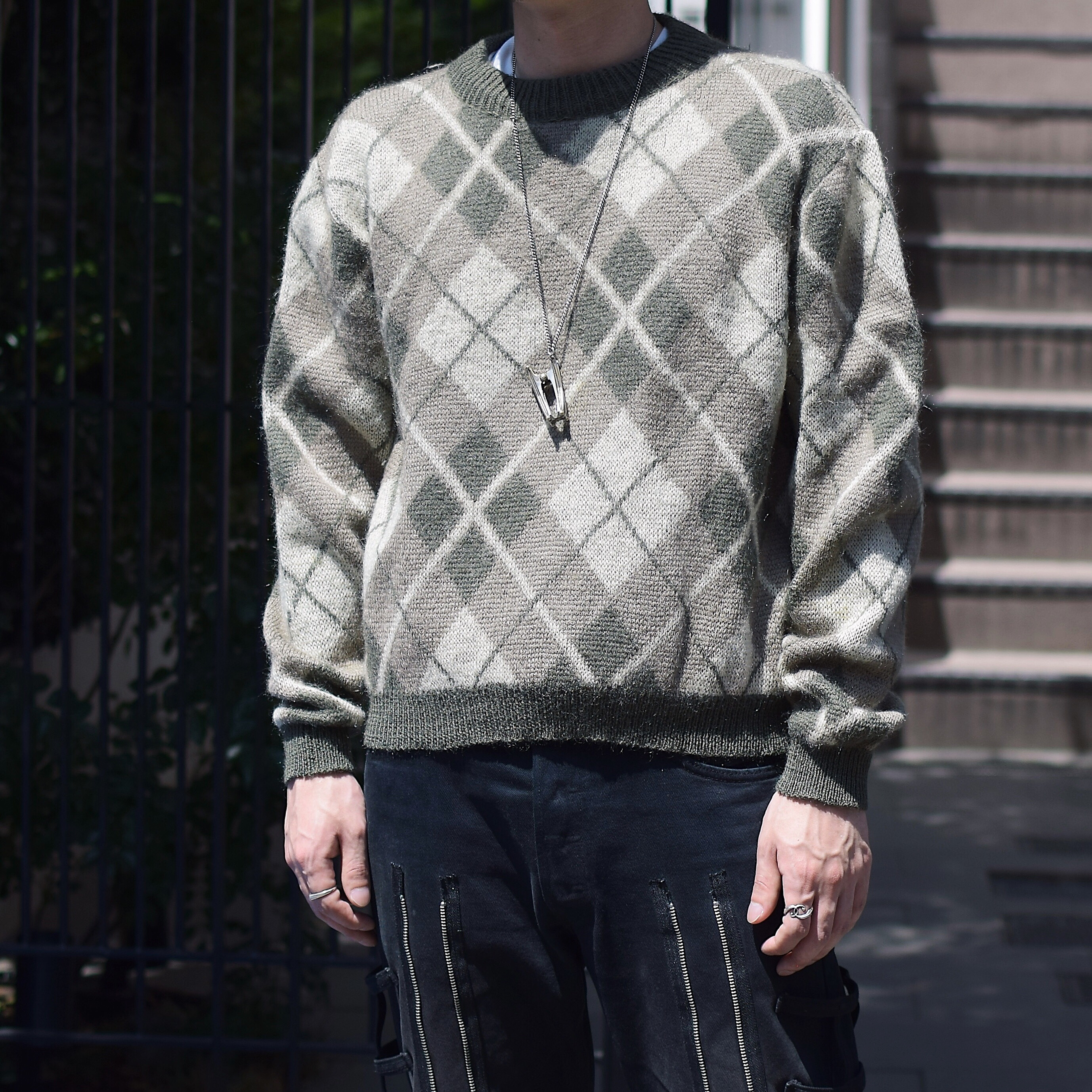 Vintage 60's【TOWNCRAFT】Mohair Knit Sweater の画像 3