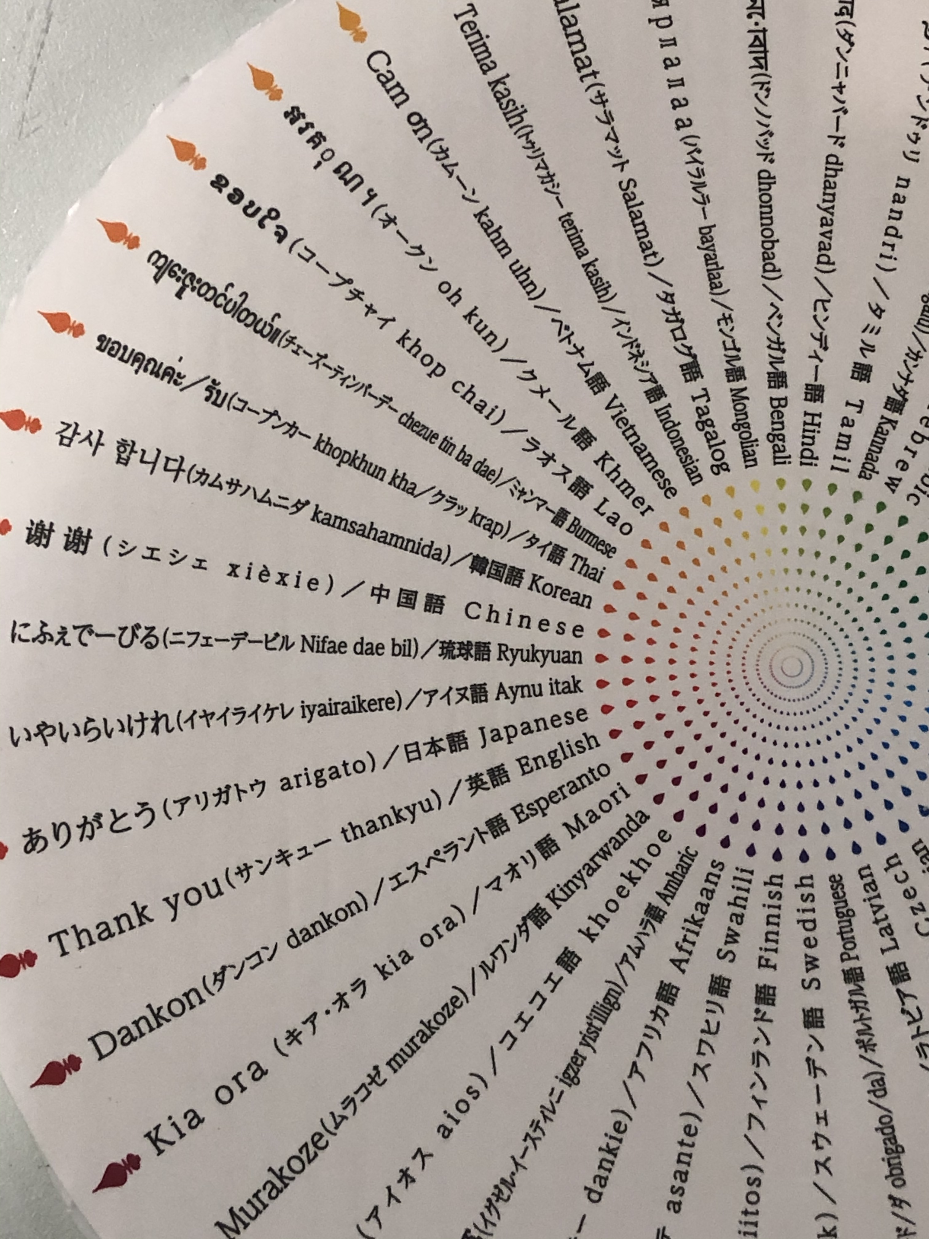 魔法の言葉「ありがとう」のCrazy Bouquet