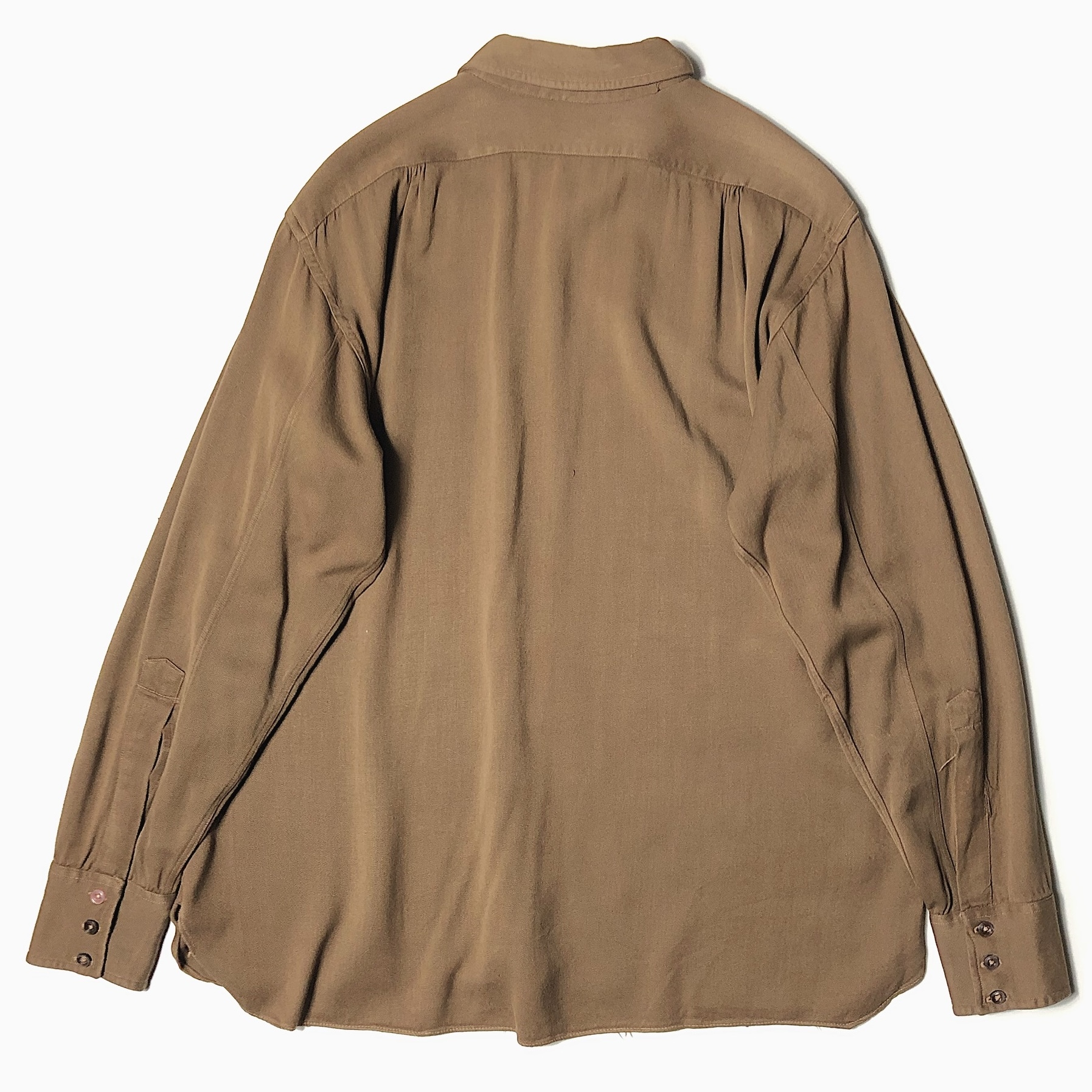 Vintage 40's【New Era OUT O' DOORS】Rayon Gabardine Shirt の画像 2