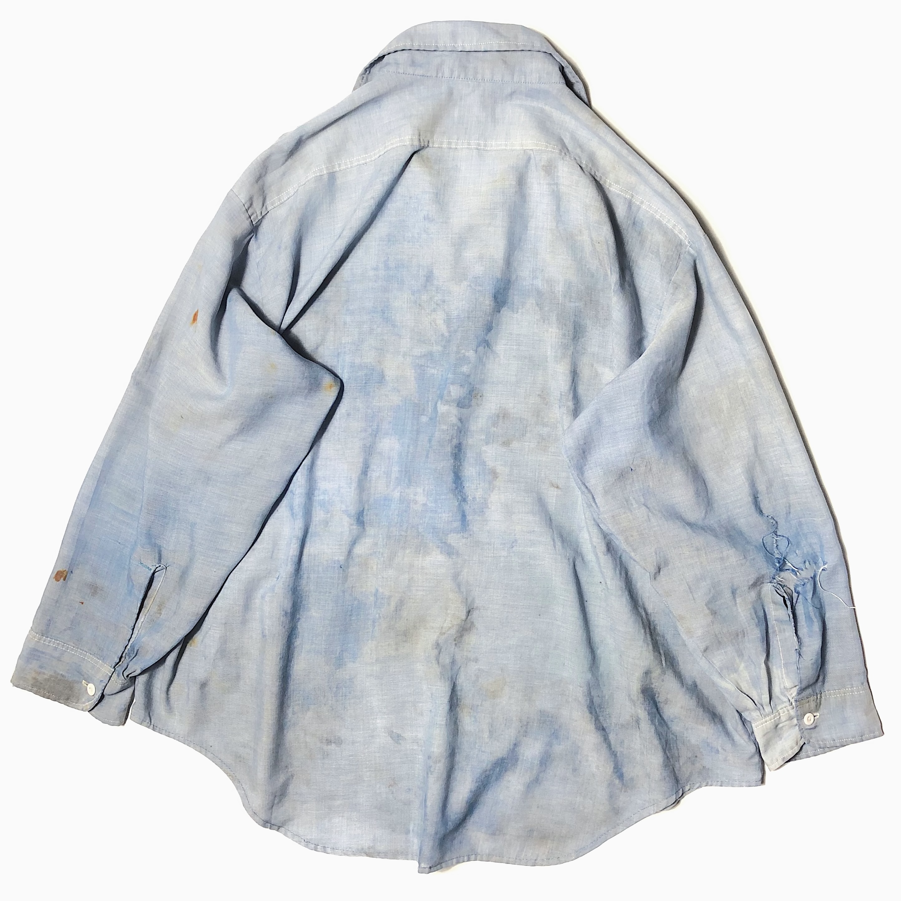 Vintage 70's【BIG MAC】Grunge Chambray Shirt の画像 2