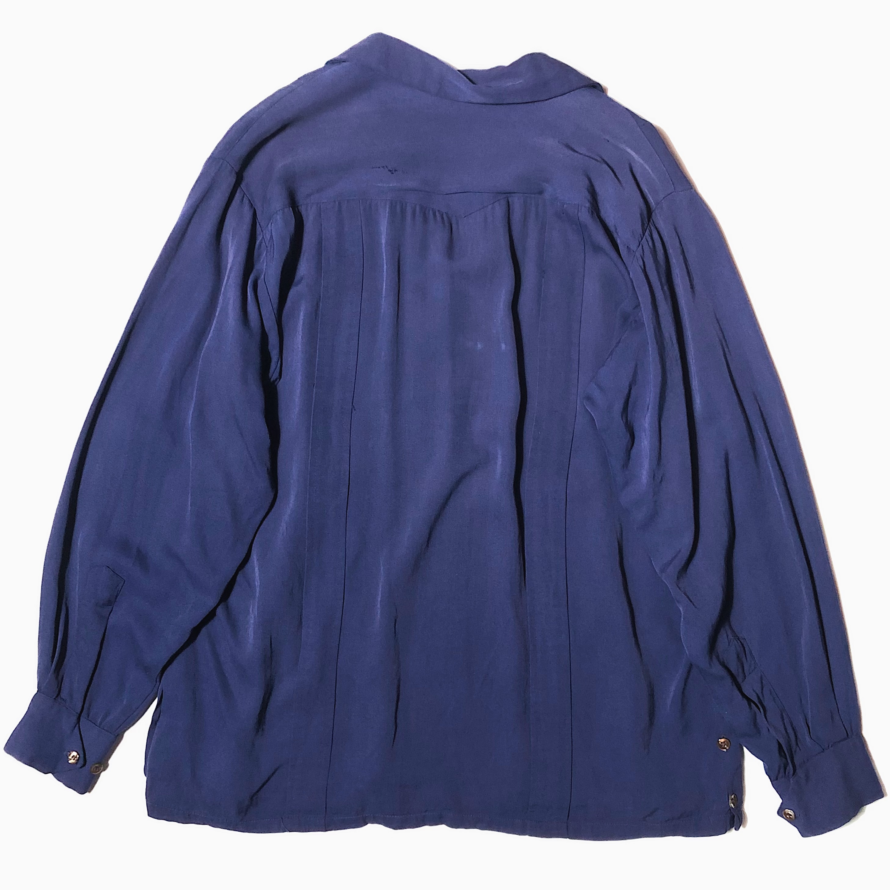 Vintage 50's【THE Bragilian JACKET by gilman】Rayon Gabardine Tailored Shirt Jacket の画像 2