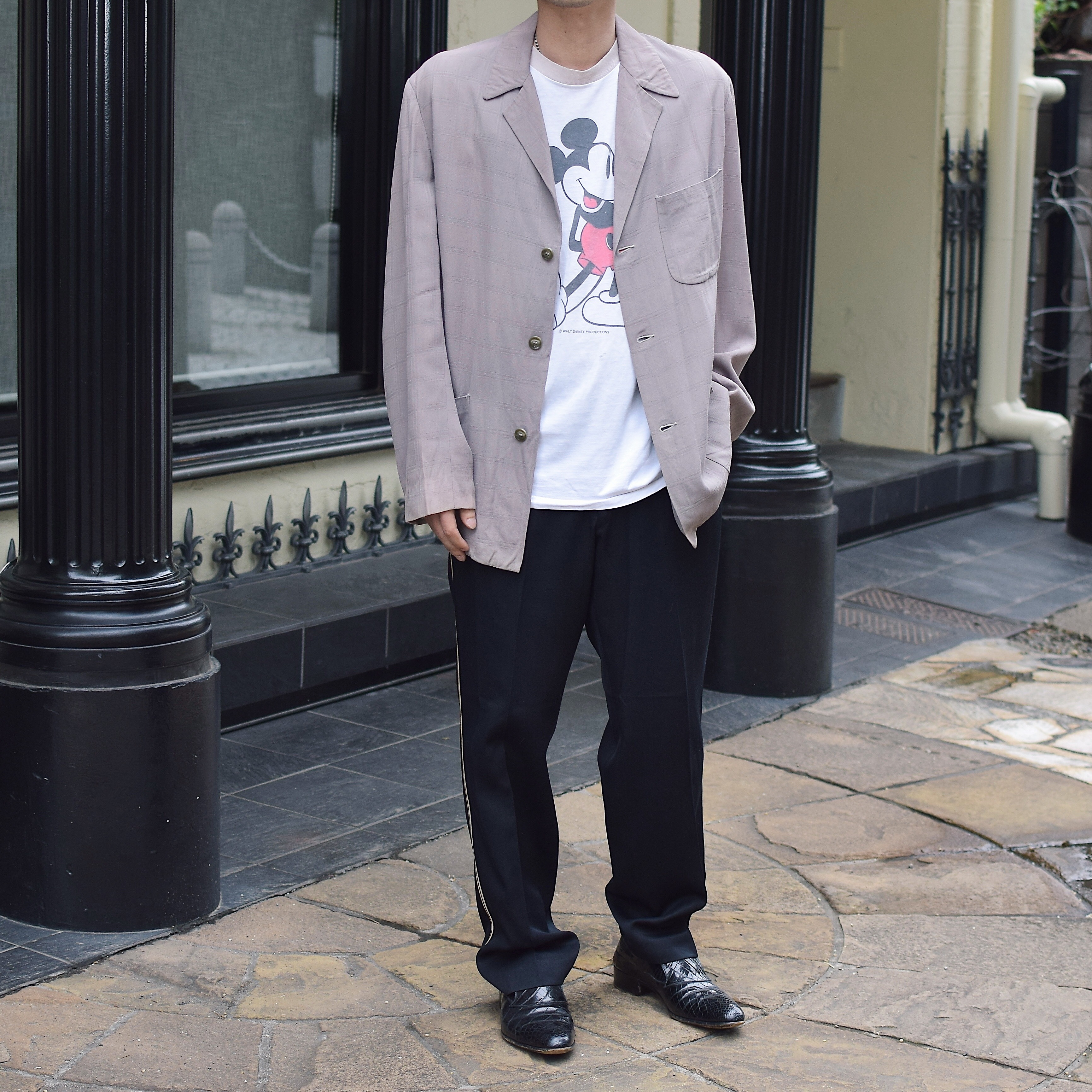 Vintage 50's【Buck Skein Joe】Rayon Gabardine Tailored Jacket の画像 3