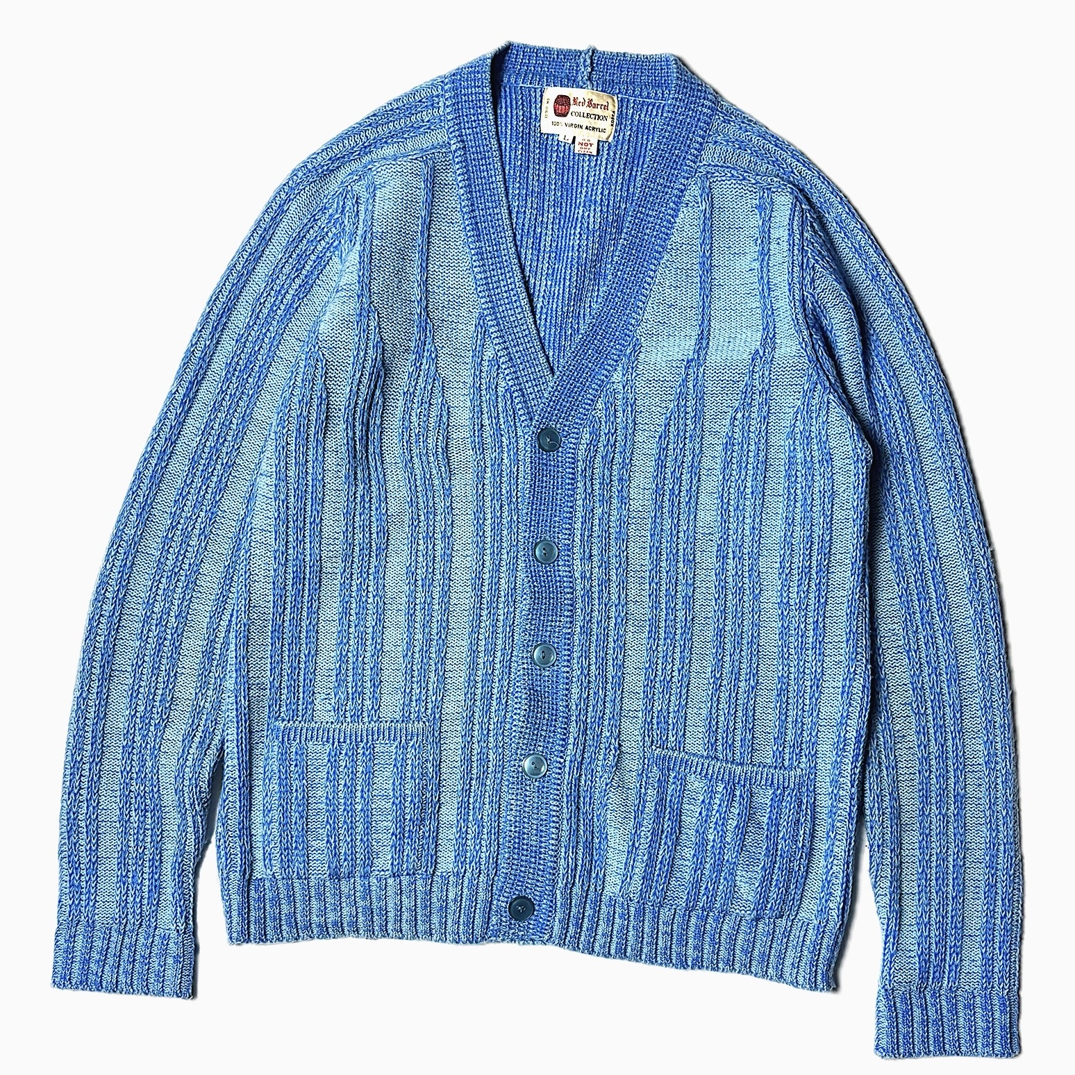 Vintage 70~80's【Red Barrel】Knit Cardigan