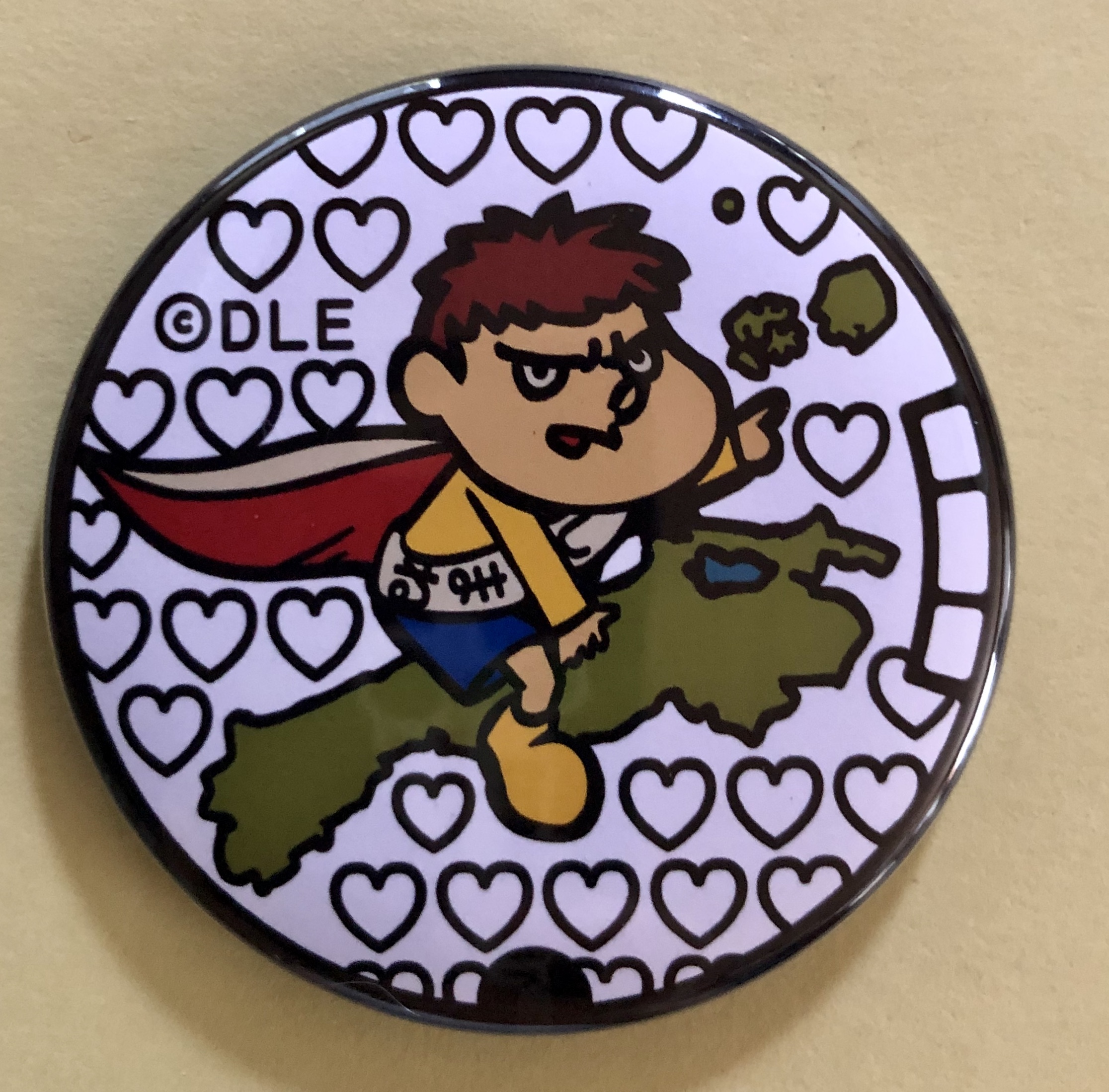 マンホール バッチ 島根県 しまねsuper大使吉田くん マンホールグッズ倶楽部