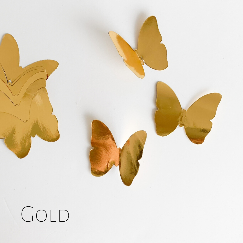 合わせ買い商品 ウォールデコレーション 蝶々 バタフライ 10個 セット3d 装飾壁 壁紙シール 子供部屋 ウォールステッカー Hanamei