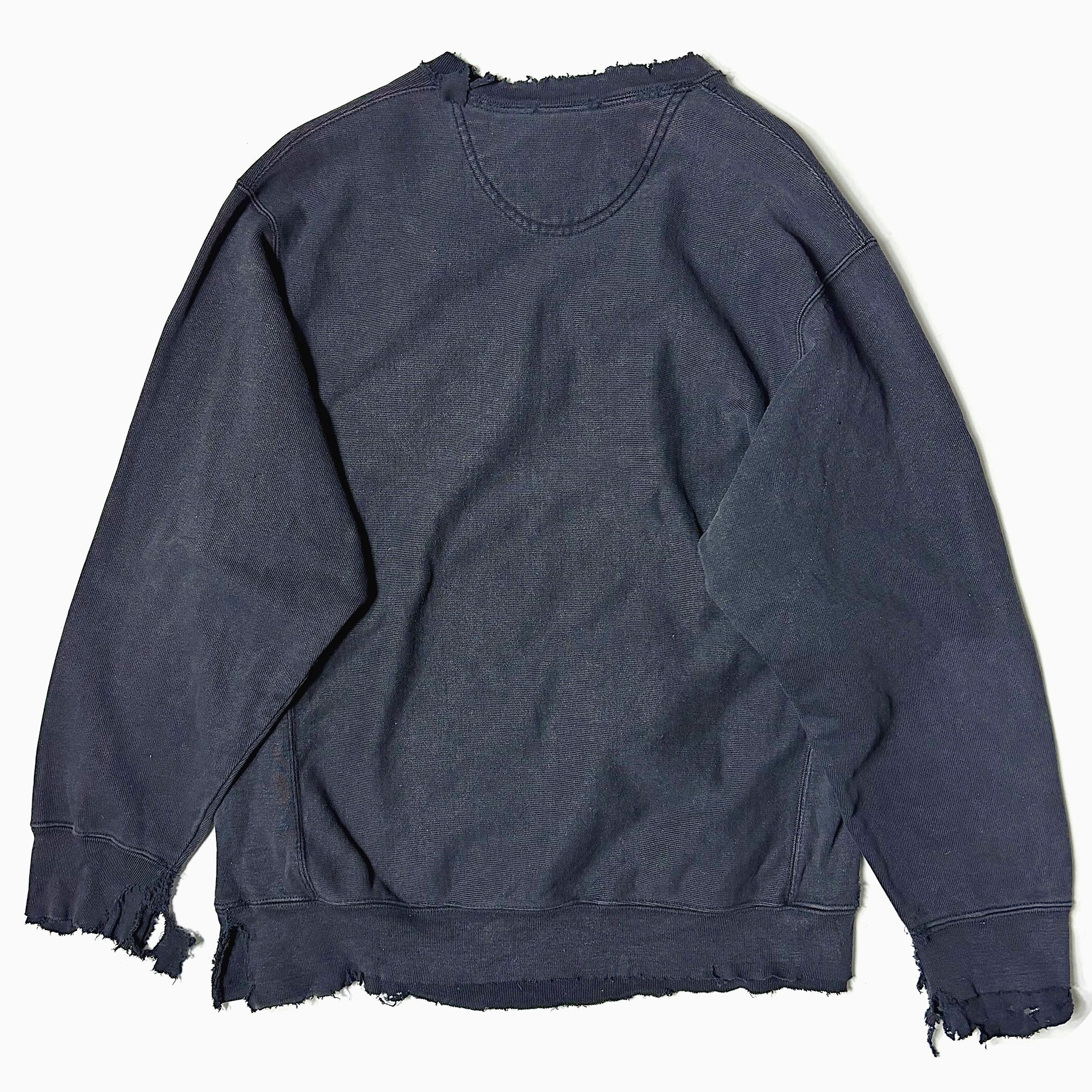Y2K【Champion】"BOWDOIN" Grunge Reverse Weave Sweat の画像 2