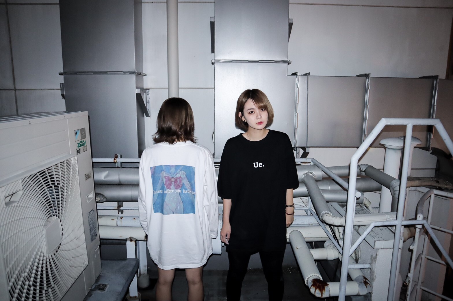 ロングスリーブtシャツ Change Before You Have To Uegoodwear ロングスリーブtシャツ Change Before You Have To Uegoodwear