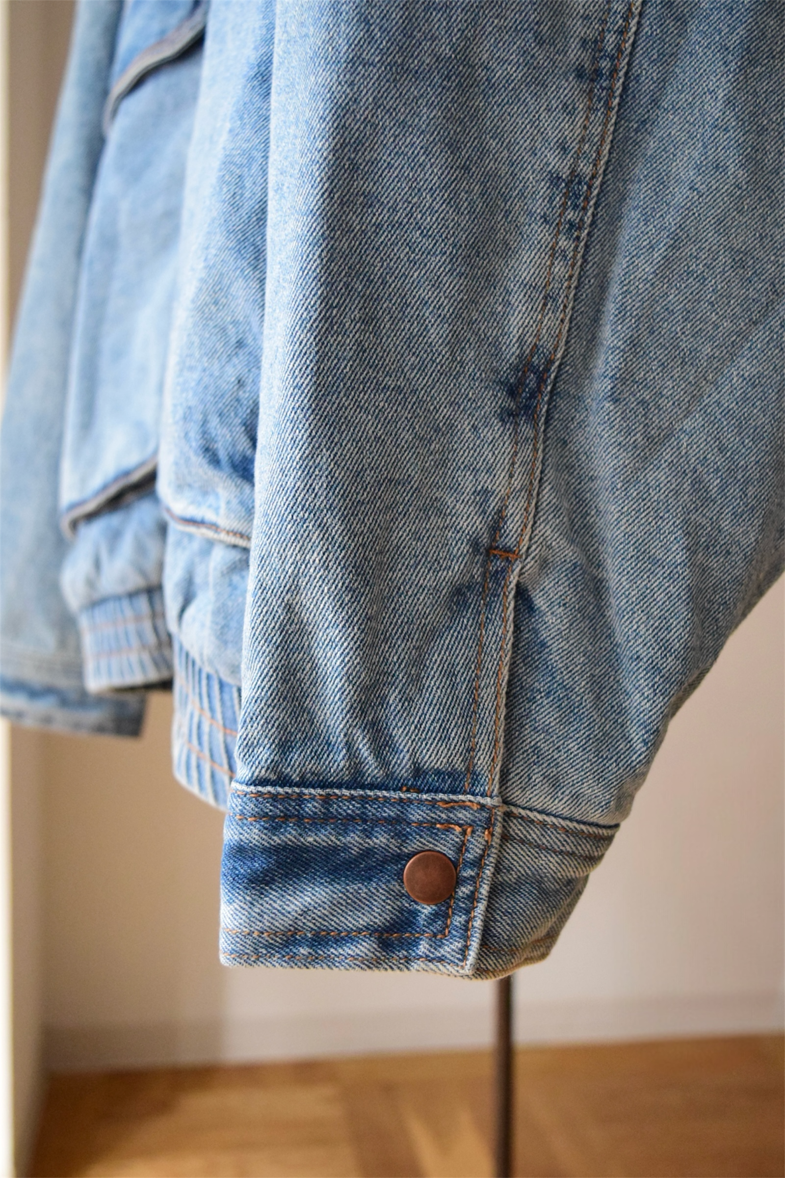 Denim boa blouson の画像 11