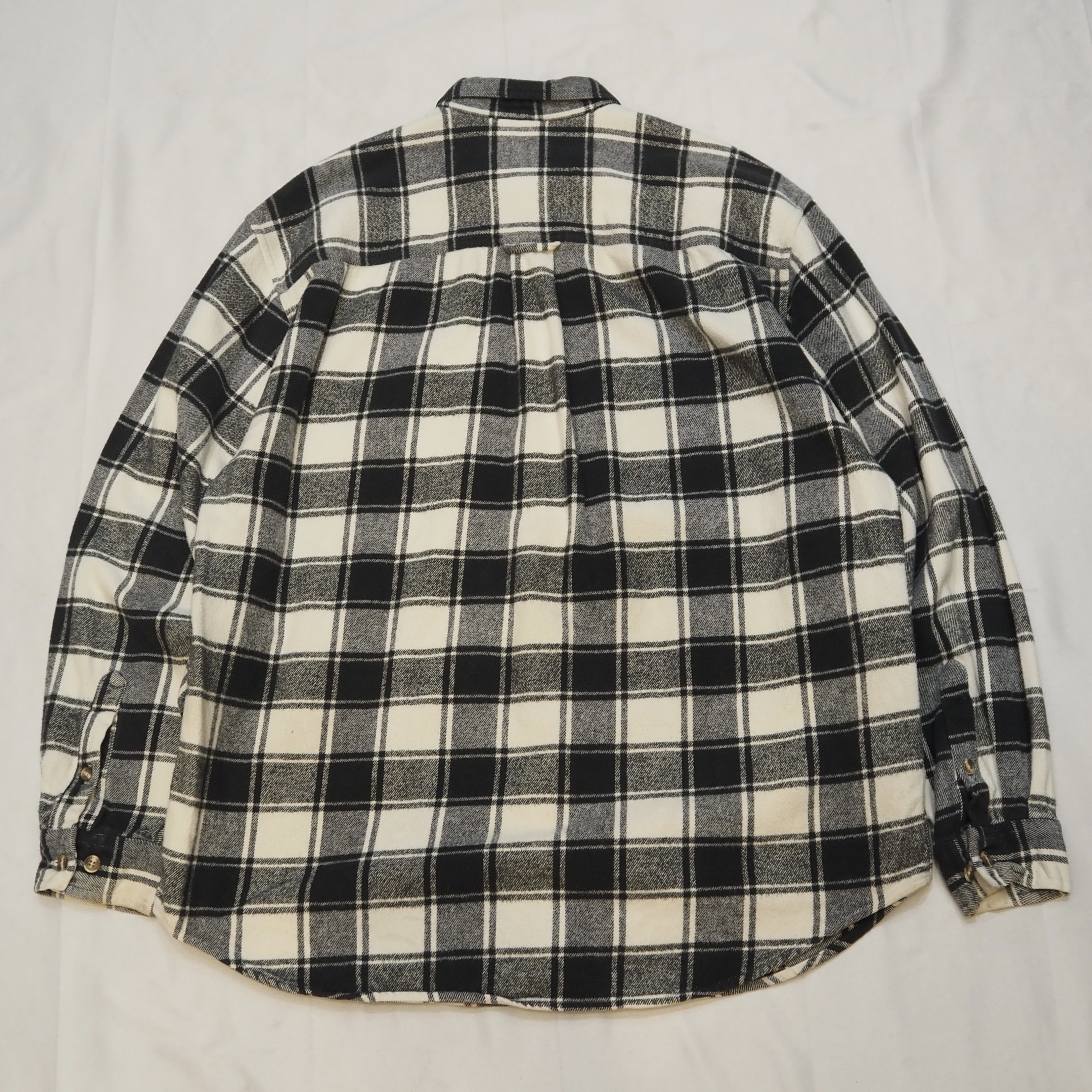 90’s Eddie Bauer Heavy Flannel Shirt Size XL の画像 10