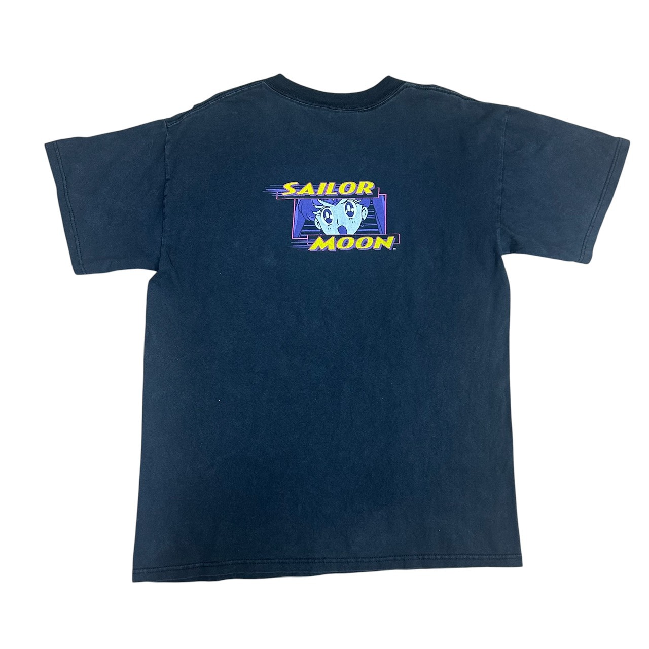 Sailor Moon キャラクタープリント Tシャツ アニメTブラック Fits L の画像 2