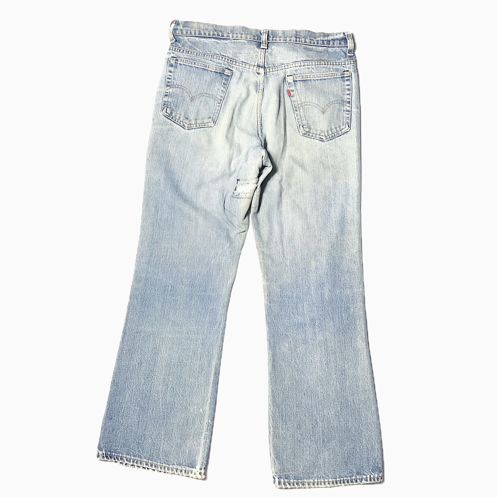 Vintage 70's【Levi's】517 66 Single Grunge Denim Pants の画像 2