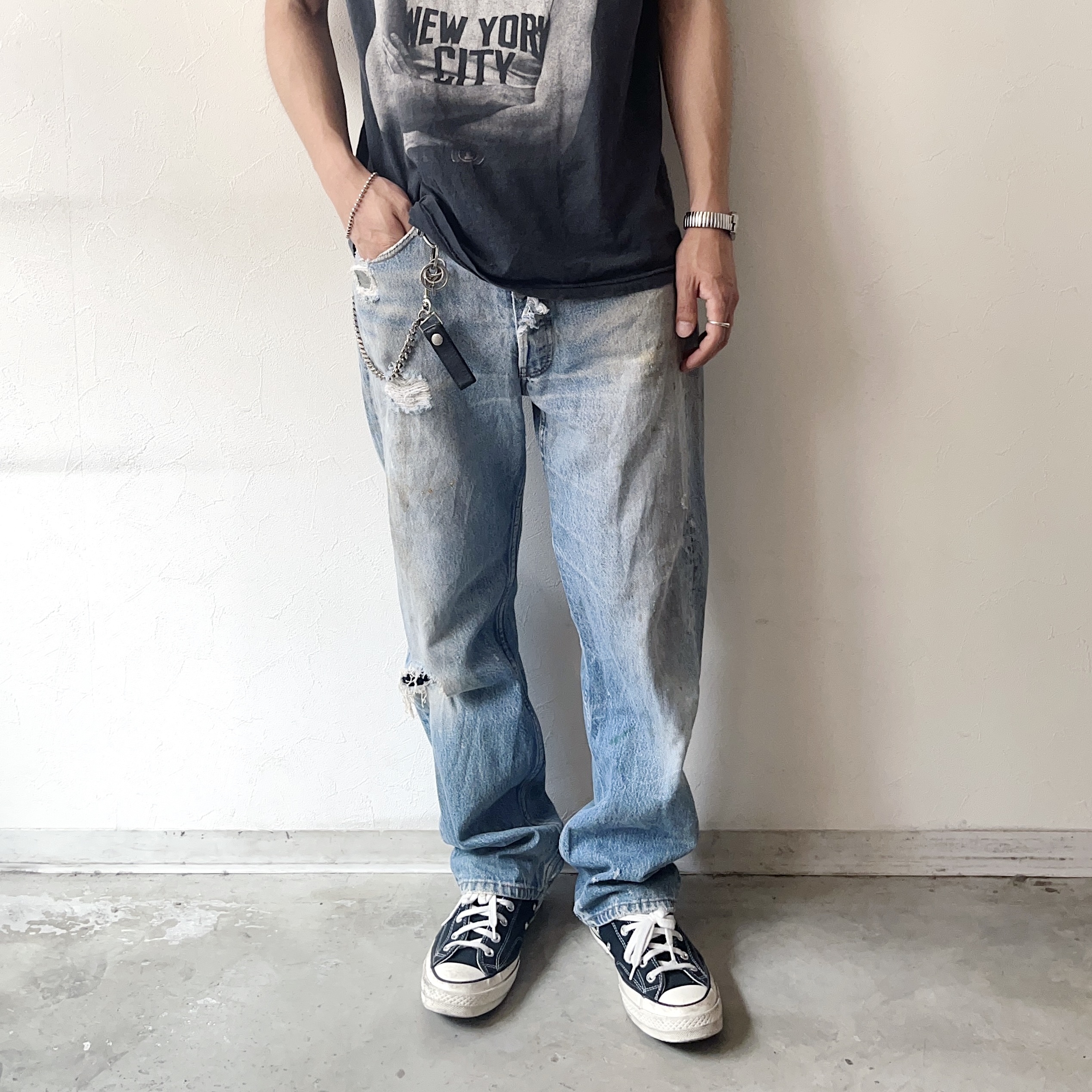 Vintage 90's【Levi's】501 Grunge Denim Pants の画像 3