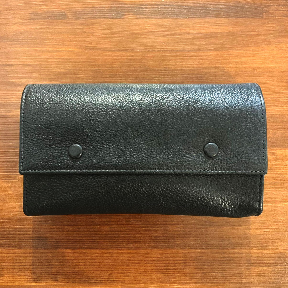 牛革 ブラックボタンギャルソン長財布 Black メンズウォレット 本革 シンプル 大容量 ギャルソンウォレットw0014 Rayzcloset Online Shop 牛革 ブラックボタンギャルソン長財布 Black メンズウォレット 本革 シンプル 大容量 ギャルソンウォレットw0014 Rayzcloset Online Shop
