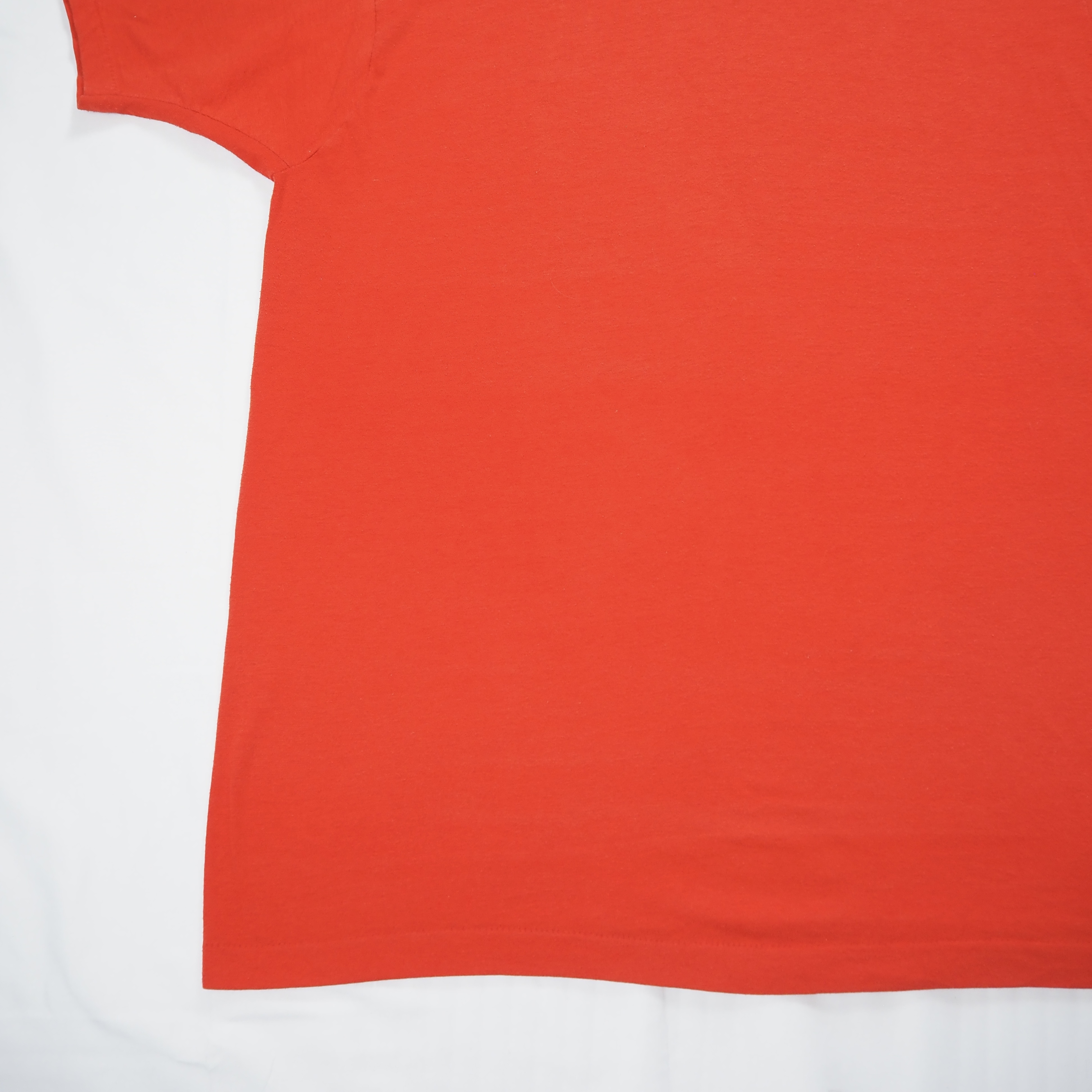 80’s スカル プリントTシャツ XL レッド の画像 16