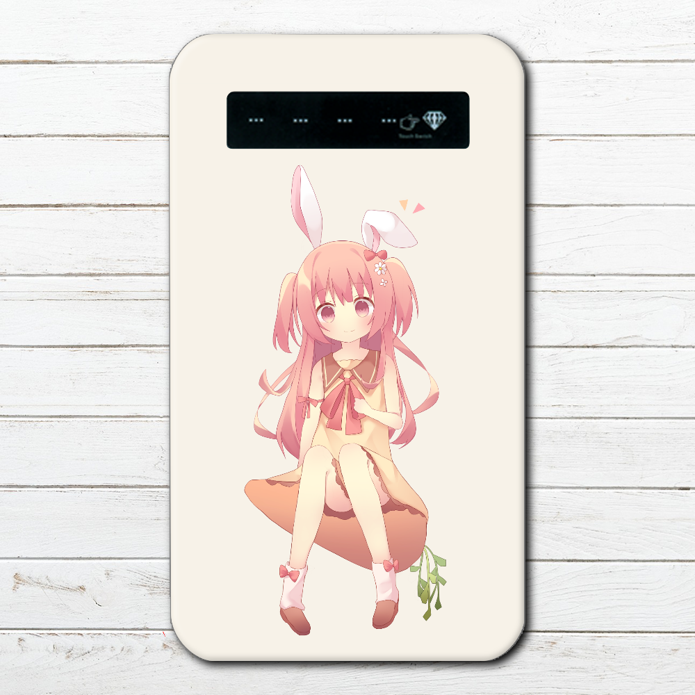 モバイルバッテリー おすすめ Iphone Android かわいい おしゃれ 男性 向け 女の子 イラスト スマホ 充電器 タイトル うさみみ少女 作 つるせ おしゃれでかわいいiphoneケース スマホケース Tシャツ かっこいいイラストのクリエイターグッズ専門 雑貨屋アリうさ