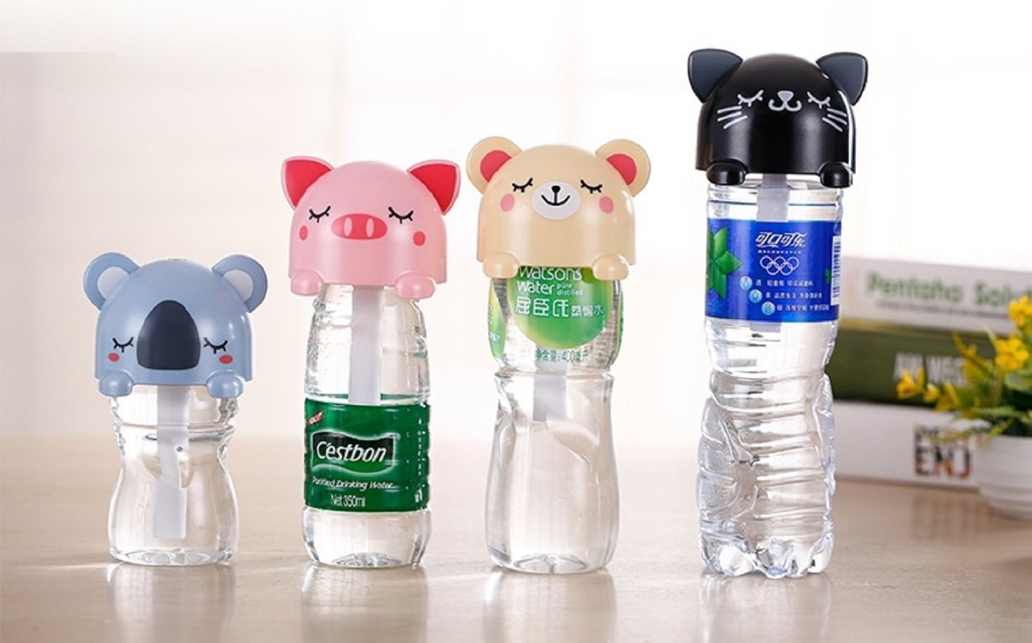 卓上 Usb 超音波 加湿器 ペットボトル式 大容量 かわいい led おしゃれ エコ で 防カビ 携帯 ミニ 癒しの空間 女性に人気 家庭 車で使えるシガーソケット付き コグマちゃん Mai 14 S Select 卓上 Usb 超音波 加湿器 ペットボトル式 大容量 かわいい led おしゃれ エコ で 防カビ 携帯 ミニ 癒しの空間 女性に人気 家庭 車で使えるシガーソケット付き コグマちゃん Mai 14 S Select