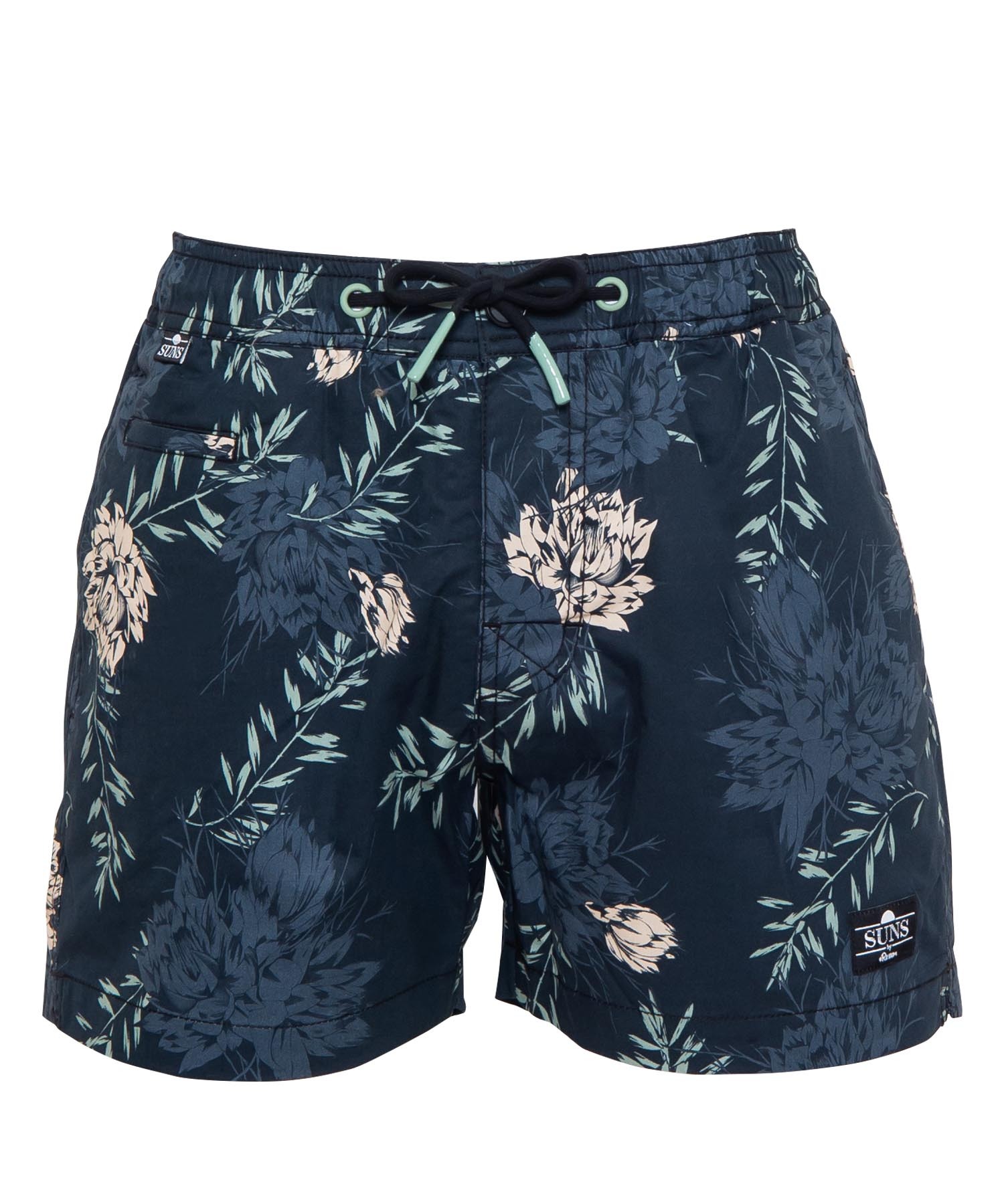 flower swim shorts