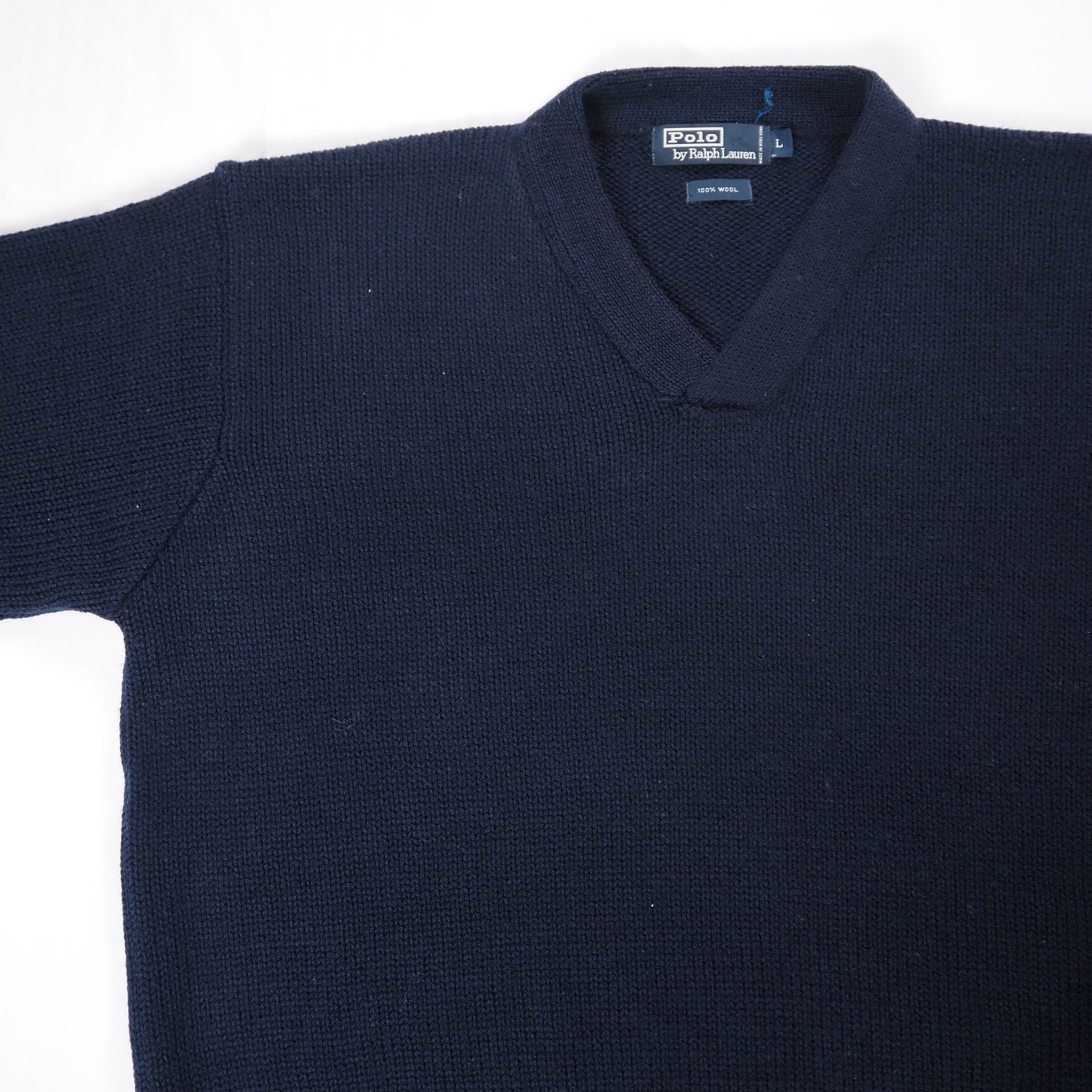 【9/23 20:00入荷】90's Ralph Lauren ウールニット Lサイズ グッドコンディション の画像 3