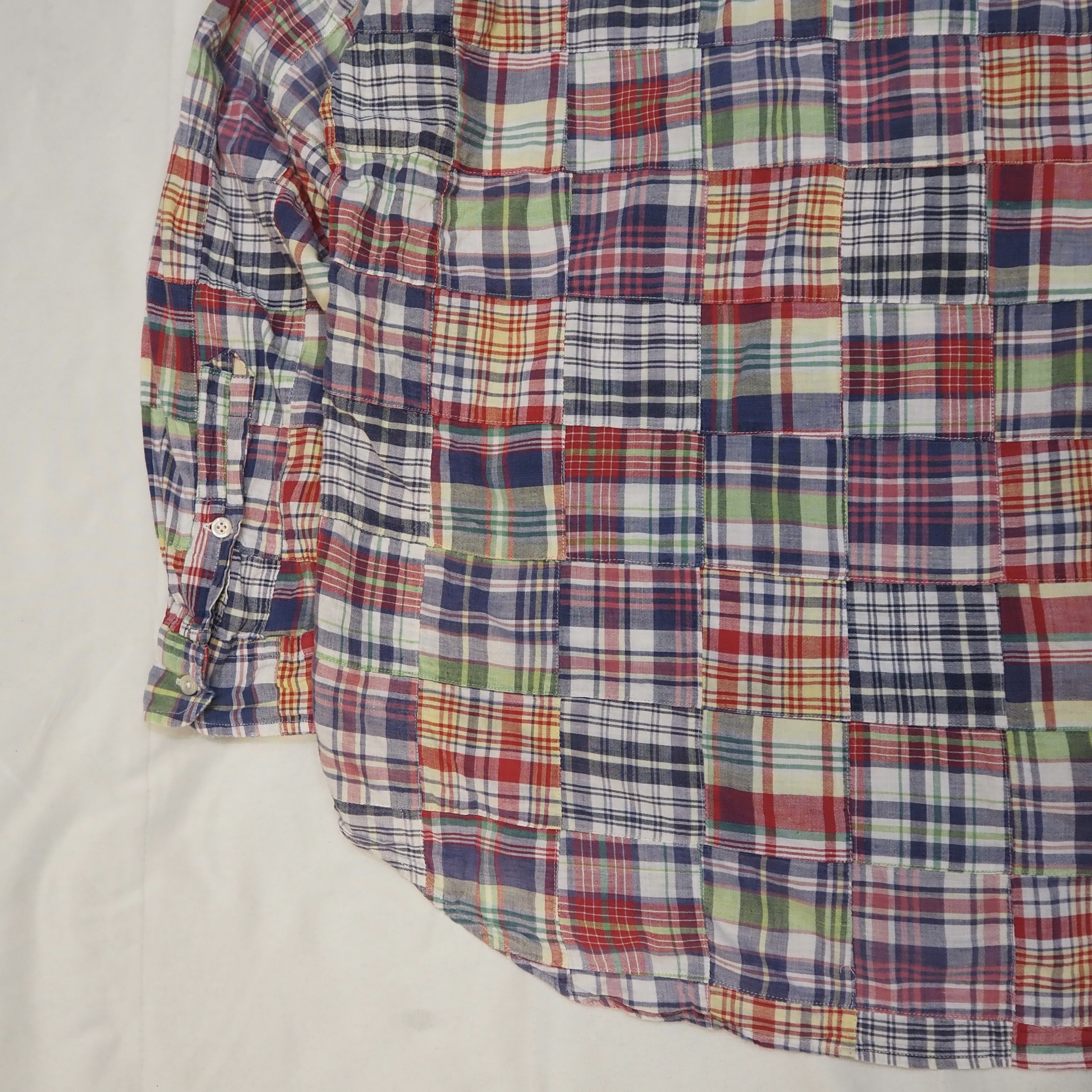 90’s Ralph Lauren パッチワークシャツ Size XL の画像 13