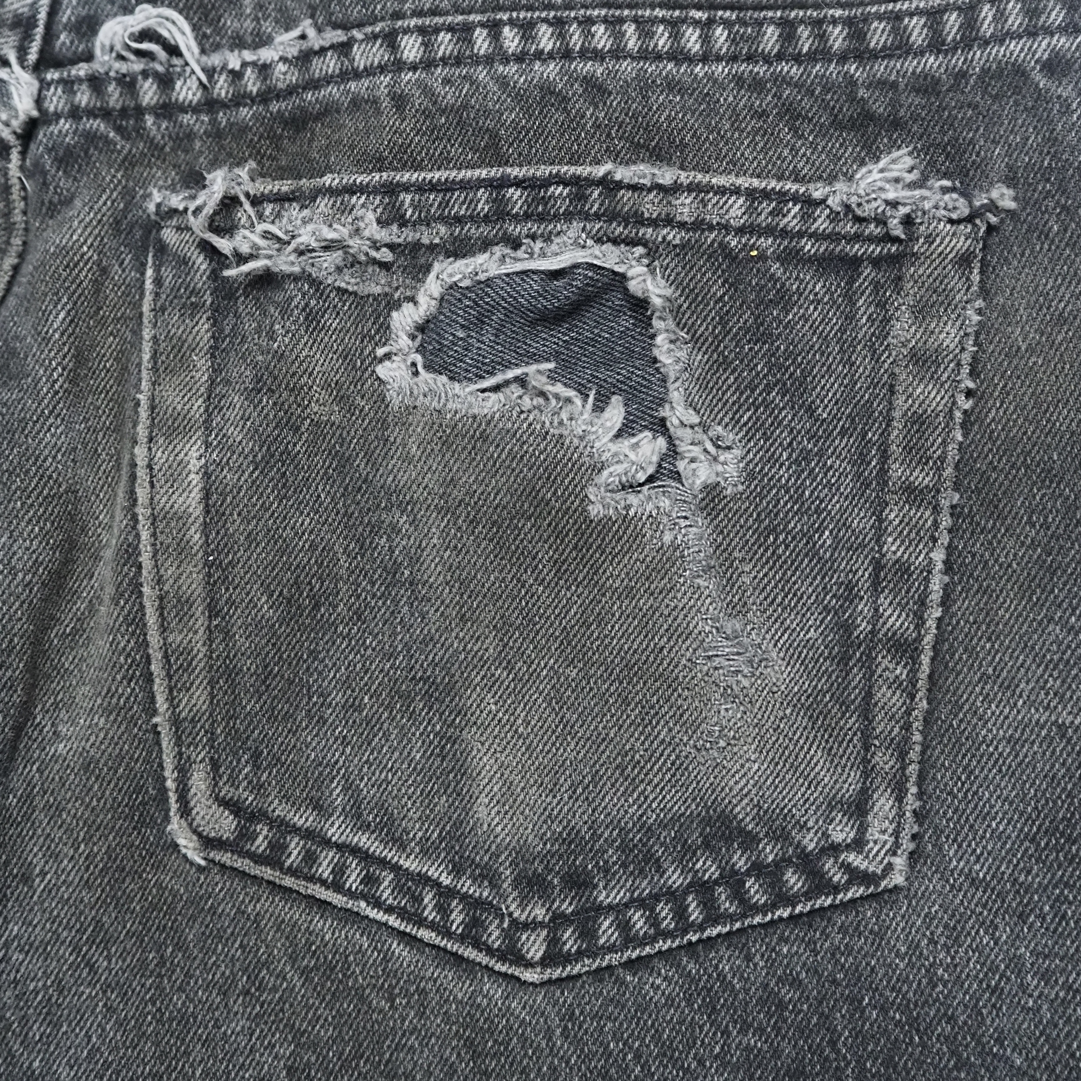 90’s-00’s OLD GAP ブラックデニム 32×29 の画像 15
