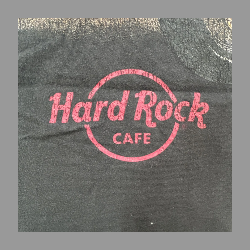 HARD ROCK CAFE 半袖TEE/MEMPHIS/黒/古着/Fits L の画像 3