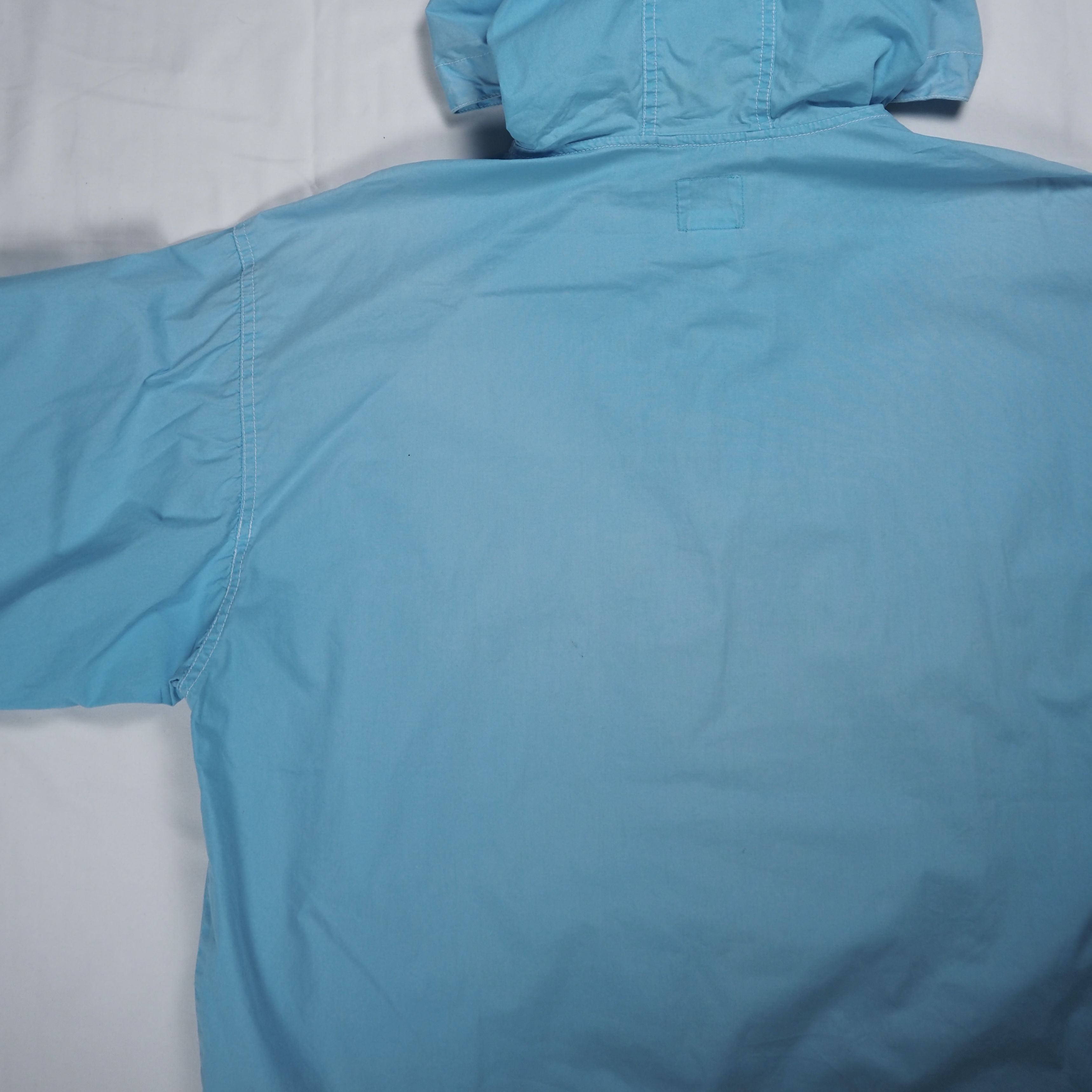 00’s OLD GAP コットンアノラックジャケット 水色 Mサイズ の画像 16