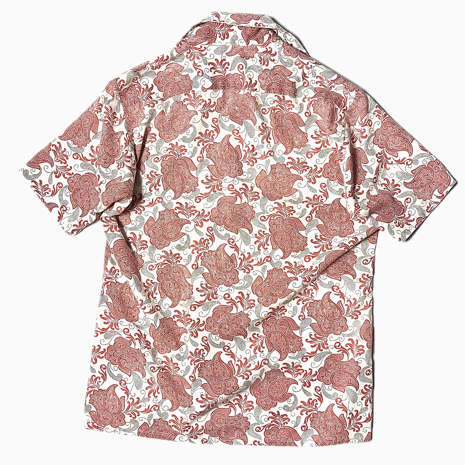 Vintage 60～70's【VAN HEUSEN】Patterned Short Sleeve Shirt の画像 2