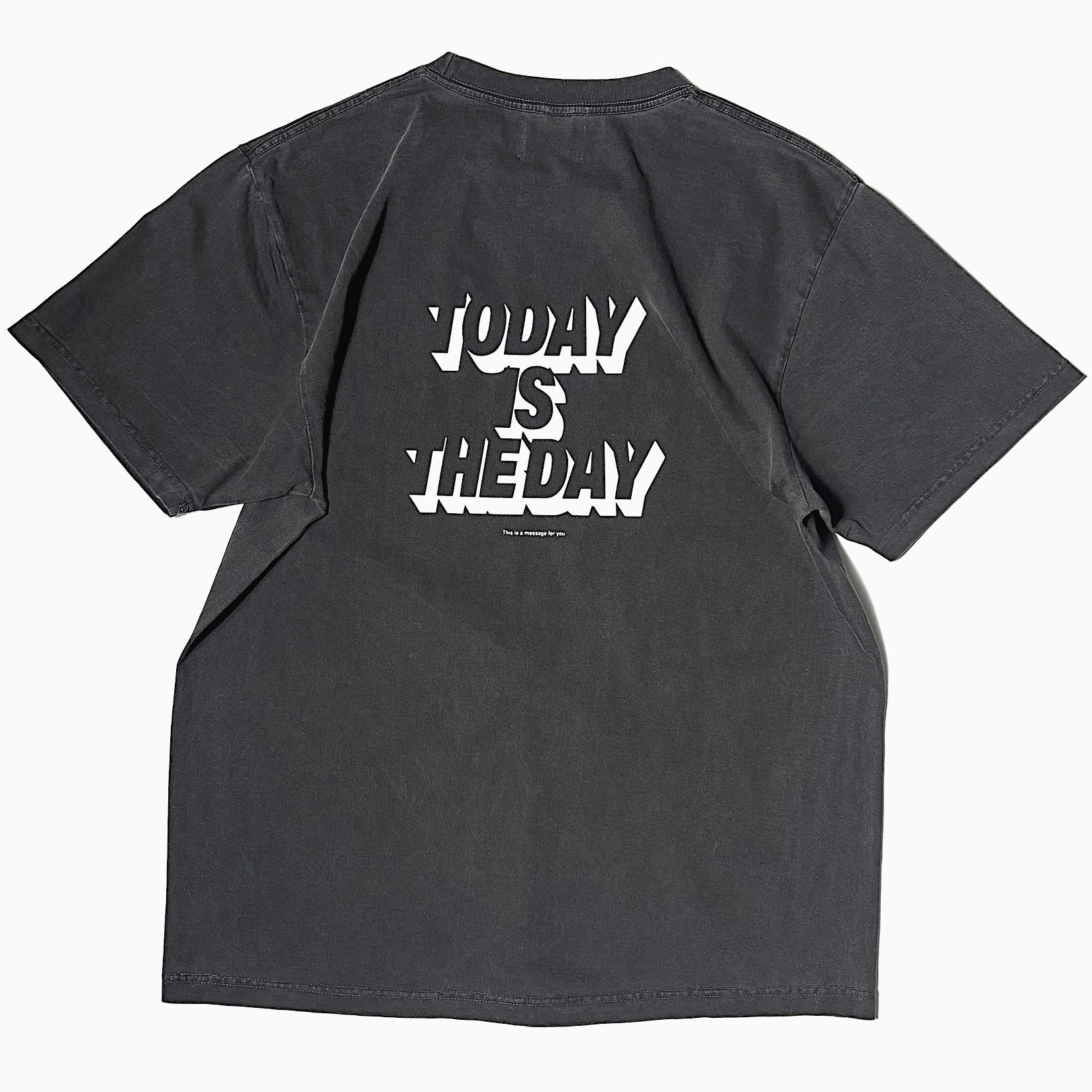 【TODAY edition】TODAY IS THEDAY SS Tee （BLACK） の画像 2
